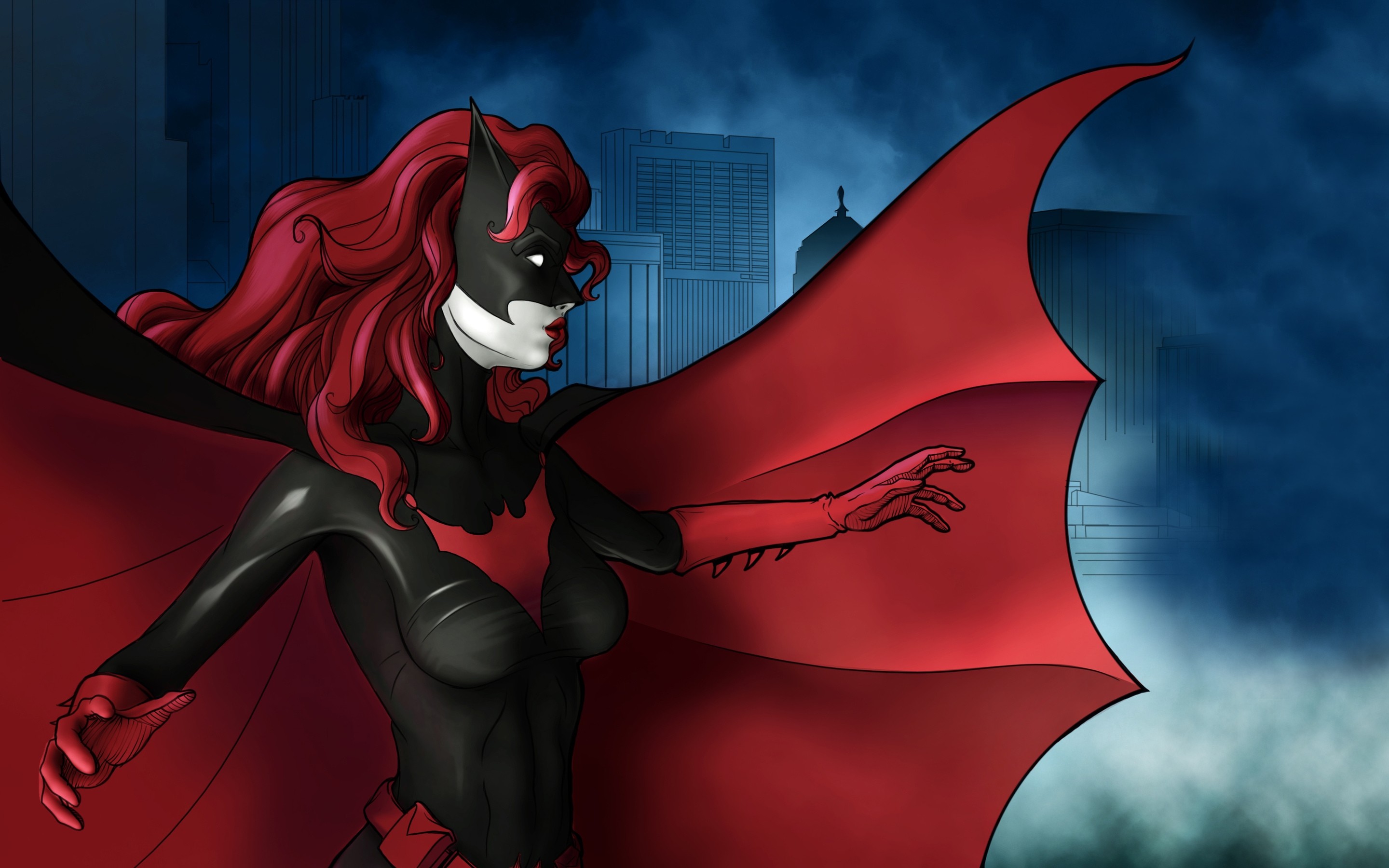 2880x1800 Batwoman Background Free Download.