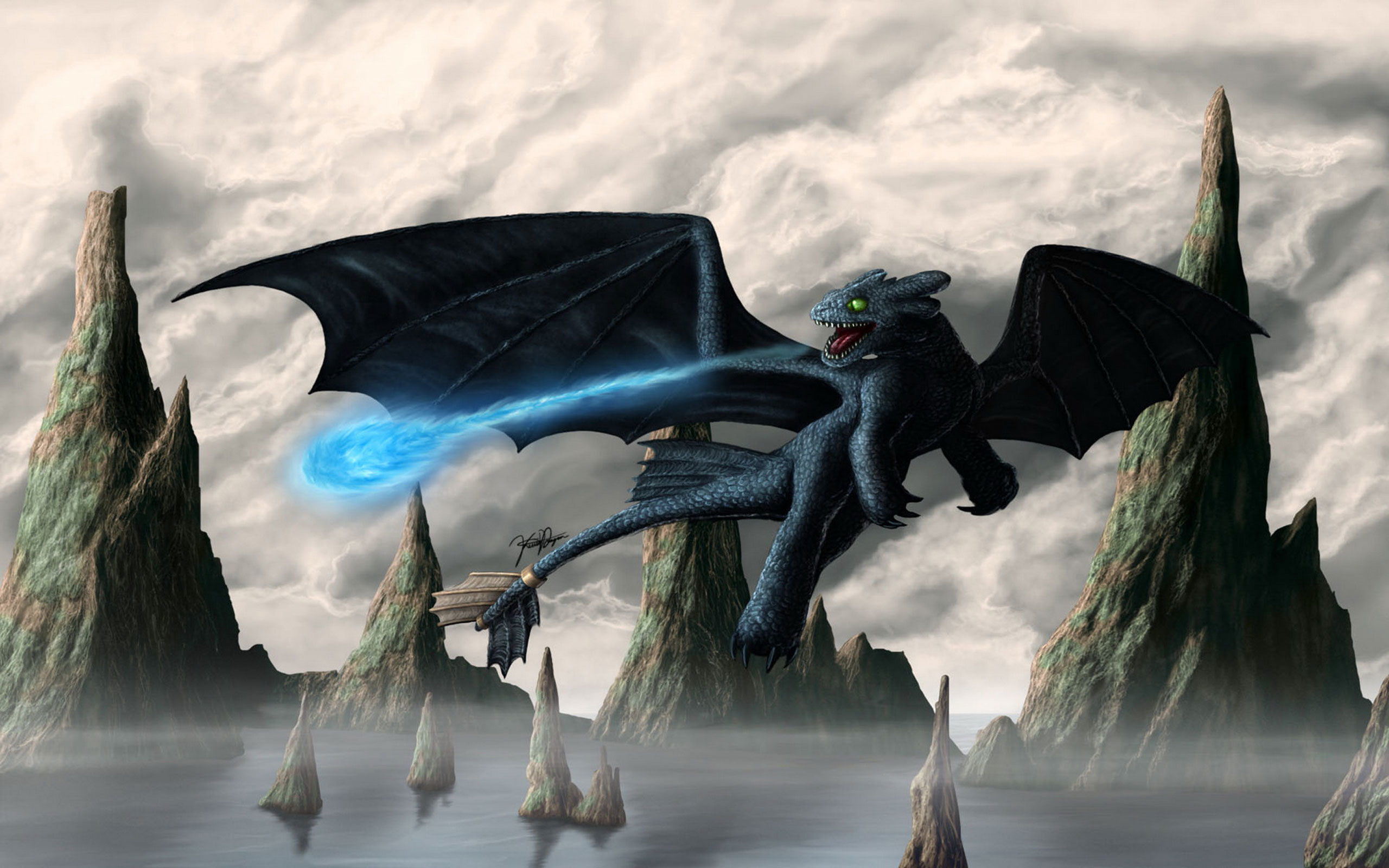 2560x1600 Movie - How To Train Your Dragon Toothless (How to Train Your Dragon)  Wallpaper