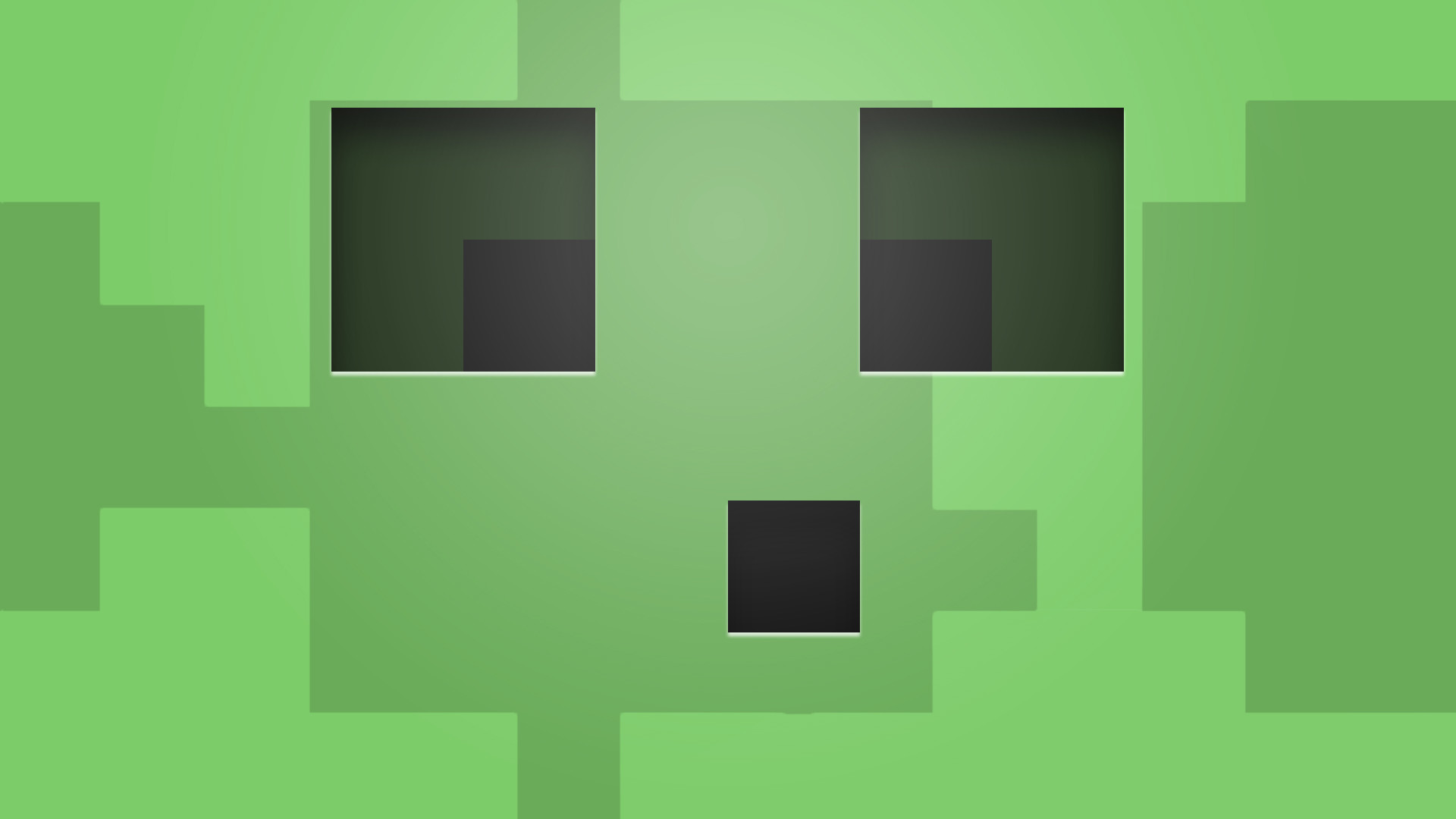 1920x1080 Minecraft Wallpaper The Creeper Face in steel ...