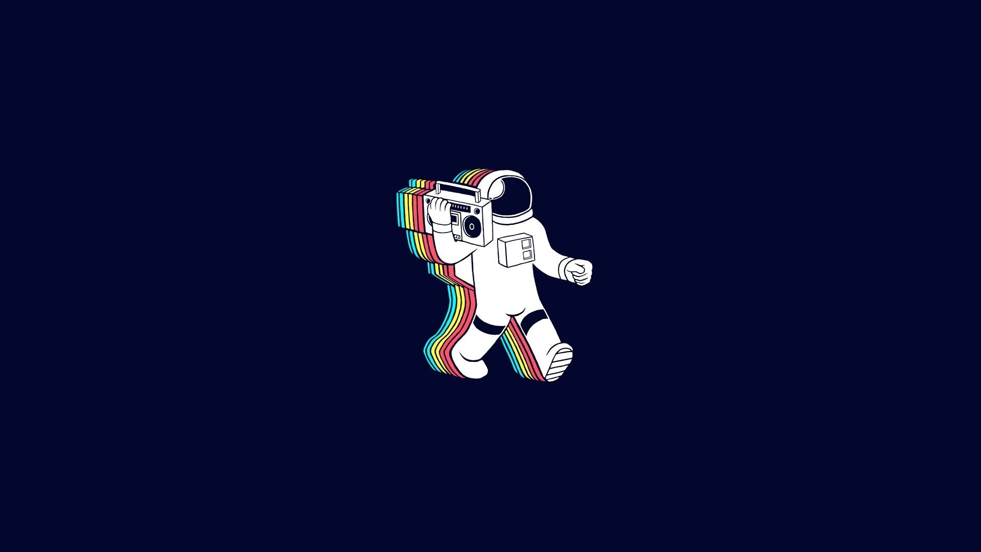 1920x1080 Abstract Music Wallpaper  Abstract Music Retro Astronauts 