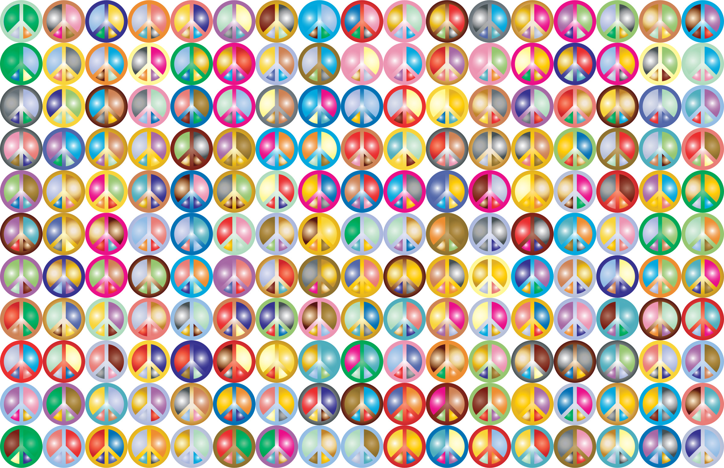 2400x1554 Prismatic Peace Sign Background 2 No Background