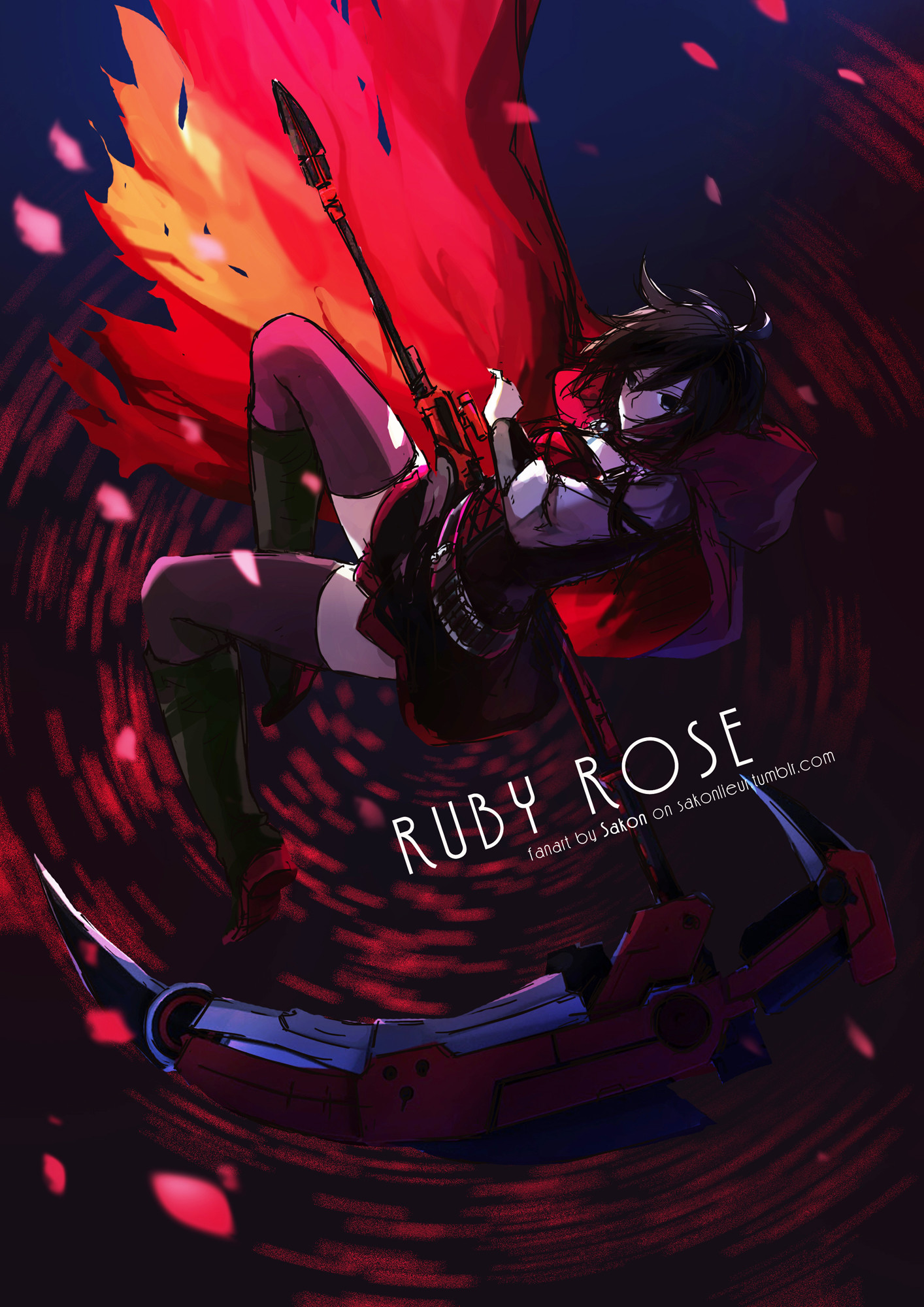 Ruby Rose Mobile Wallpaper  Zerochan Anime Image Board