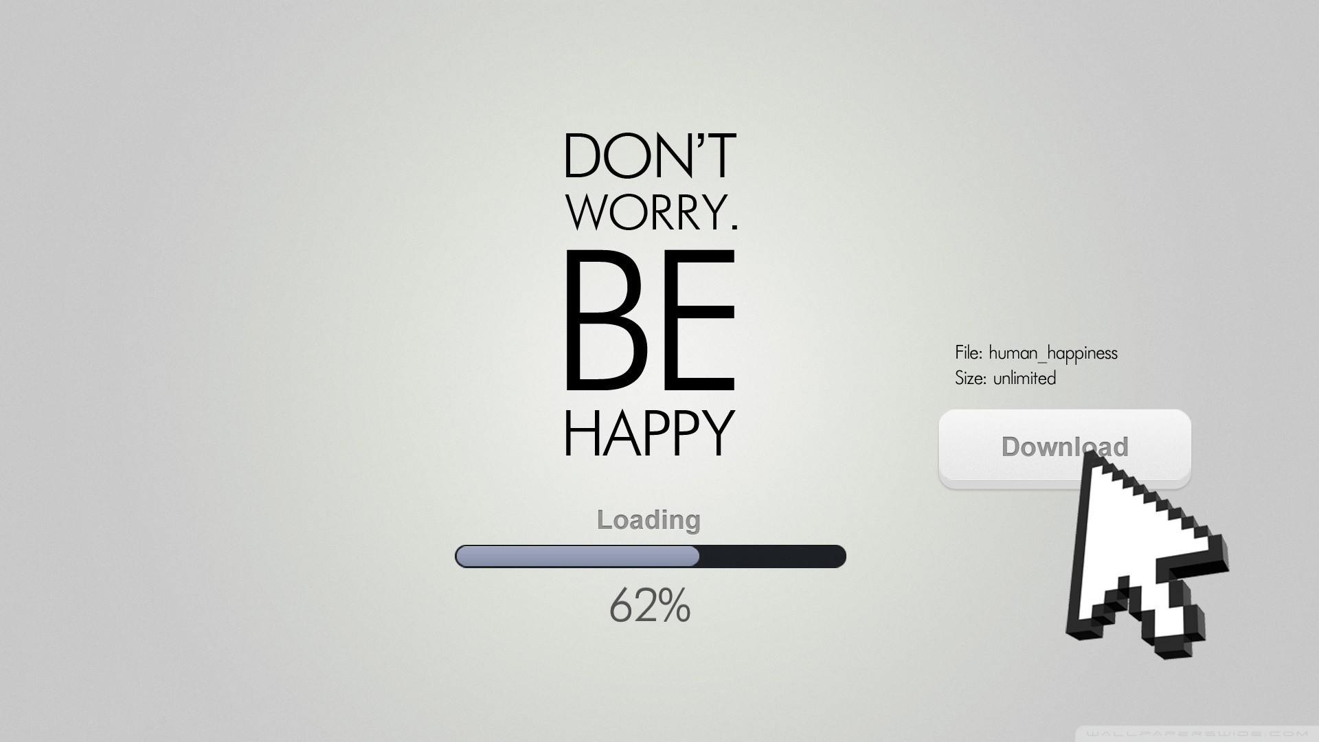 1920x1080 Dont Worry, Be Happy HD Wide Wallpaper for Widescreen