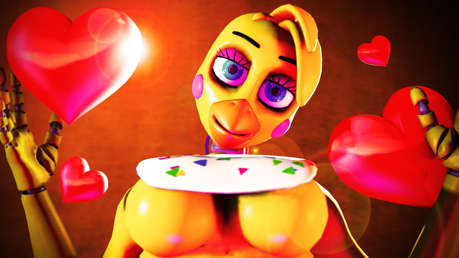 1920x1080 [SFM FNAF] Chica Jump Love Sexy Jumpscare - YouTube
