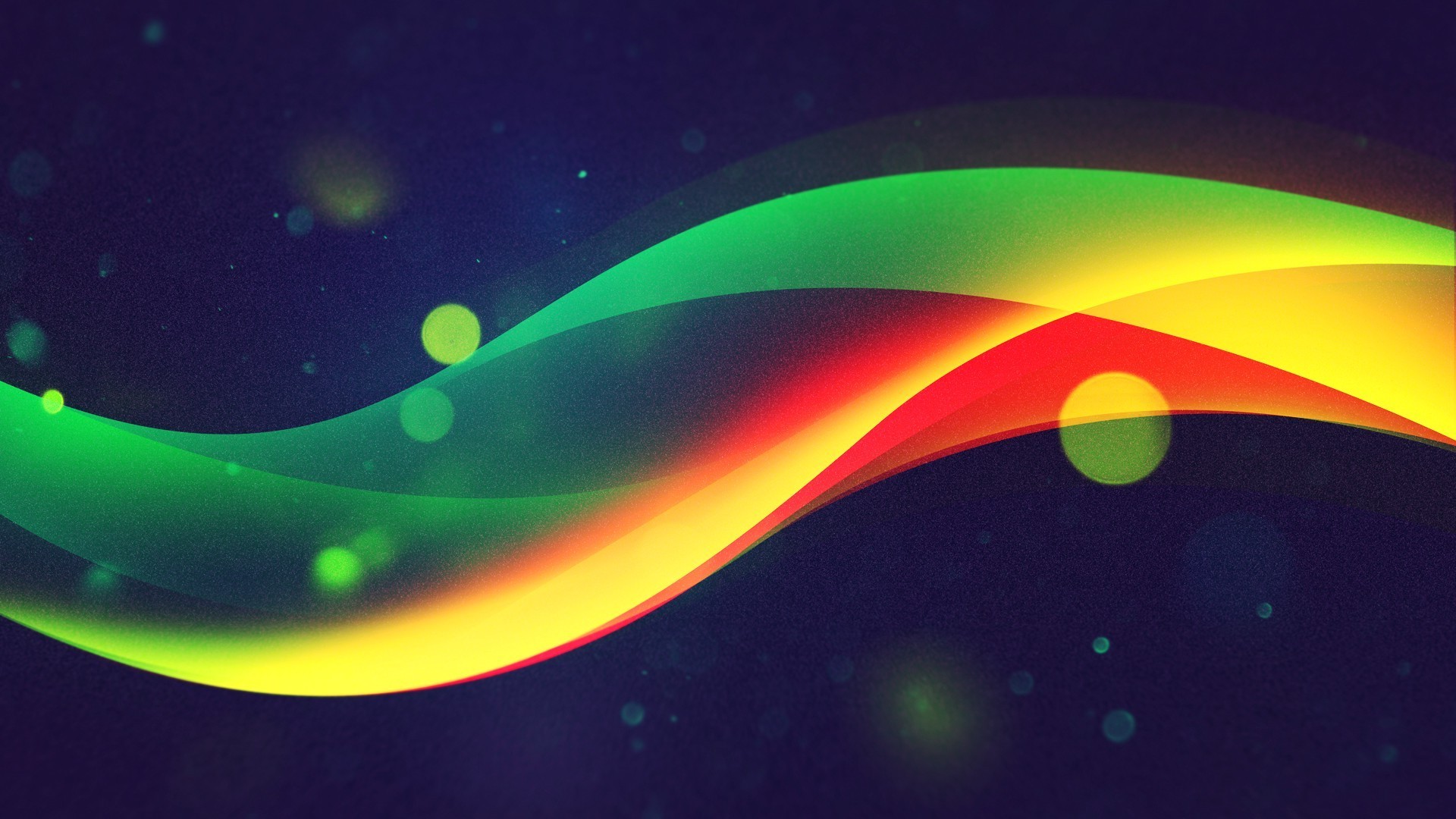 1920x1080 waves, Green, Yellow, Red, Abstract Wallpapers HD / Desktop and Mobile  Backgrounds