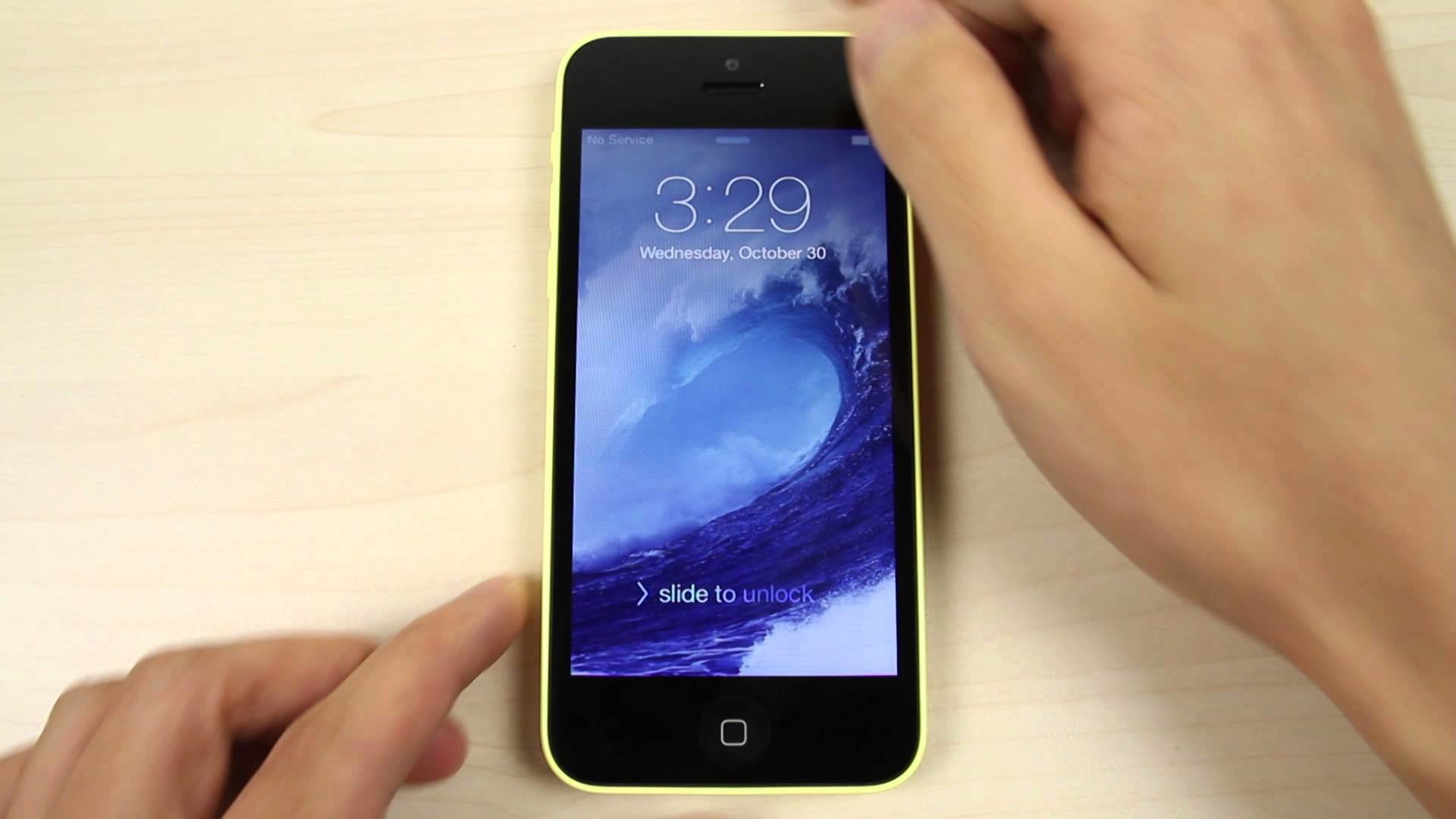 1920x1080 How to change the home screen and lock screen wallpaper on Apple iPhone 5C  - YouTube