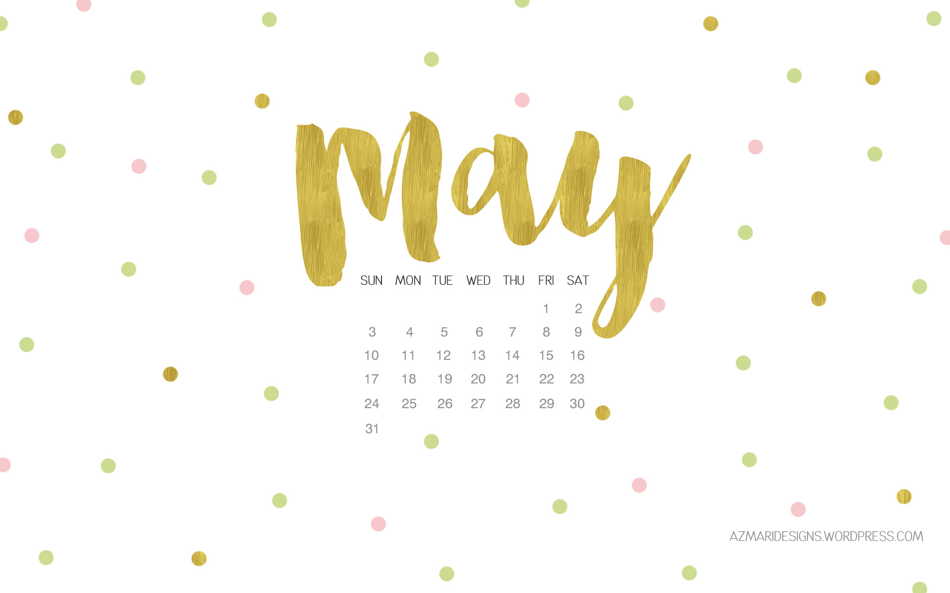 1920x1200 May_2015_calendar