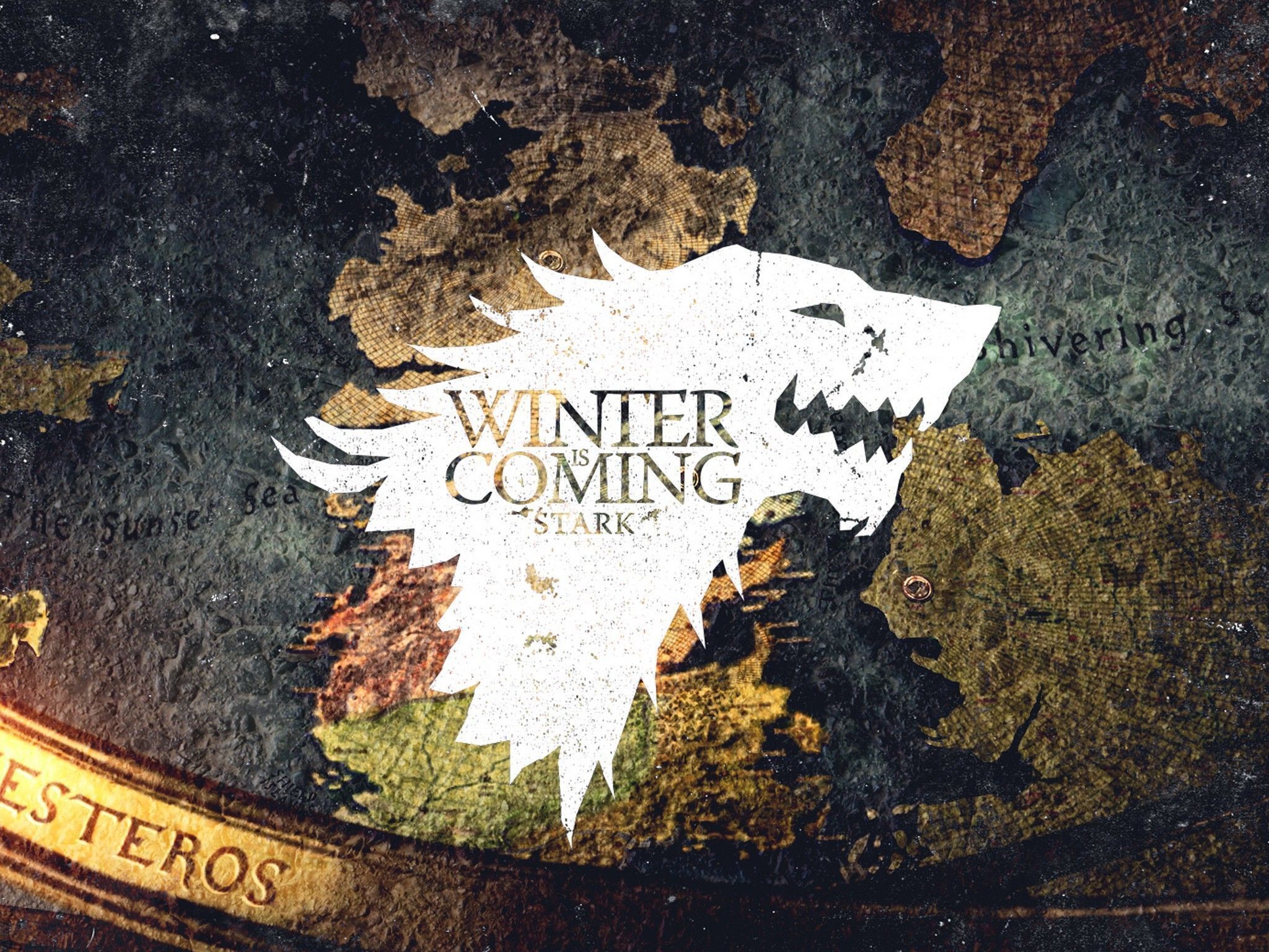 2048x1536 Crest Game of Thrones Winter is Coming direwolf House Stark wolves .