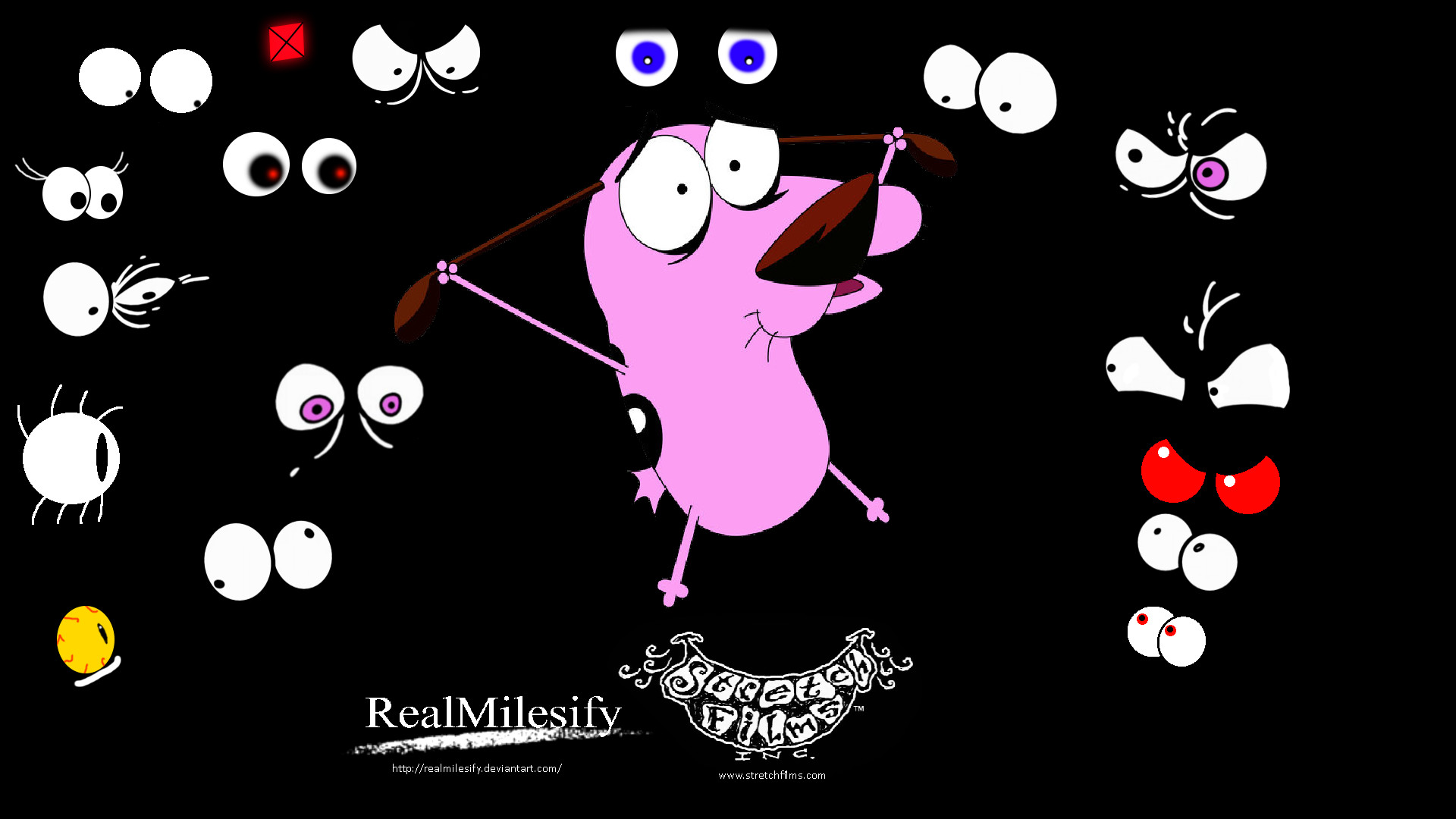 1920x1080 Courage the Cowardly Dog by RealMilesifyWorld64 Courage the Cowardly Dog by  RealMilesifyWorld64