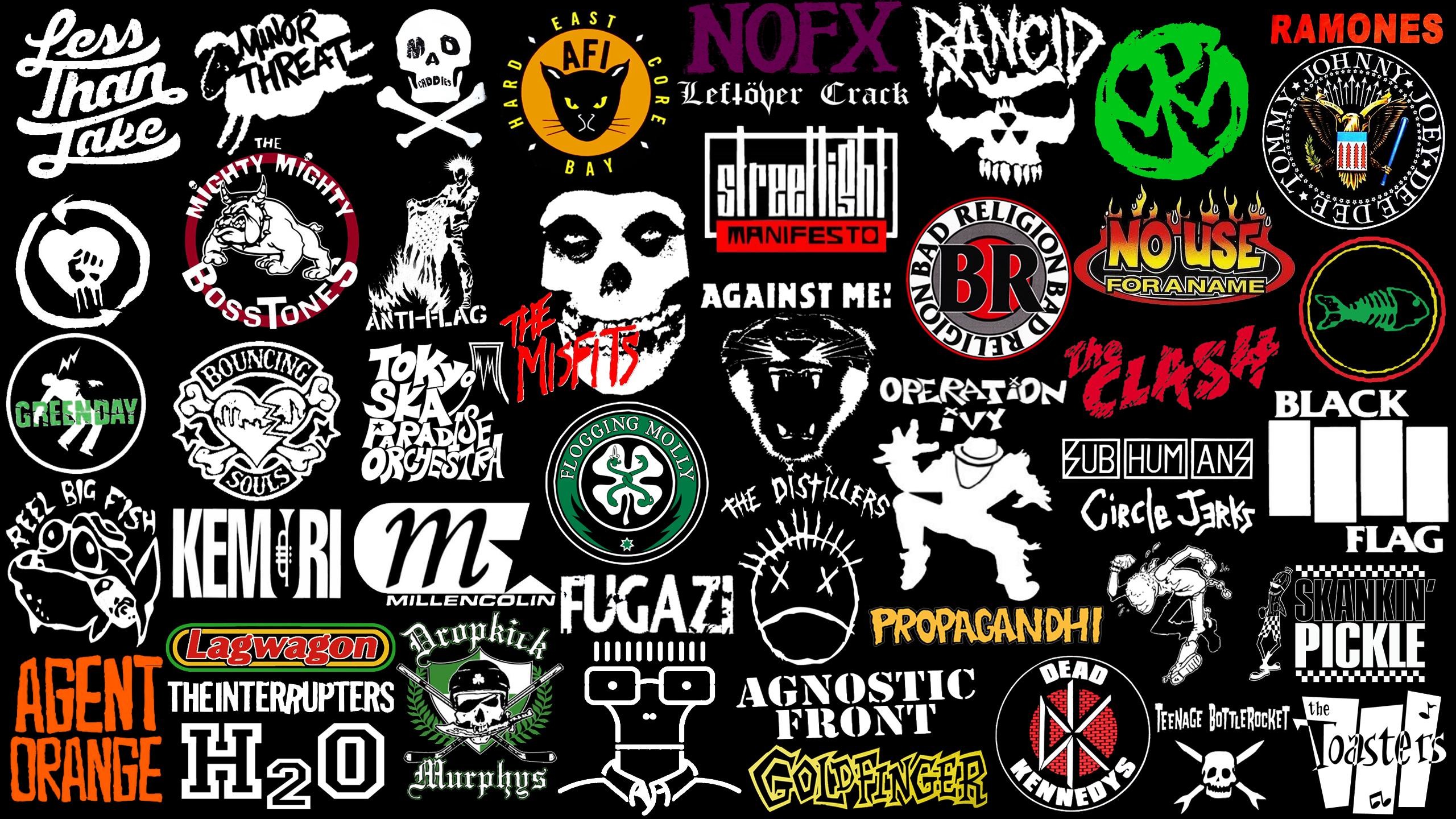 2560x1440 Punk Bands Wallpaper (Desktop and Phone)
