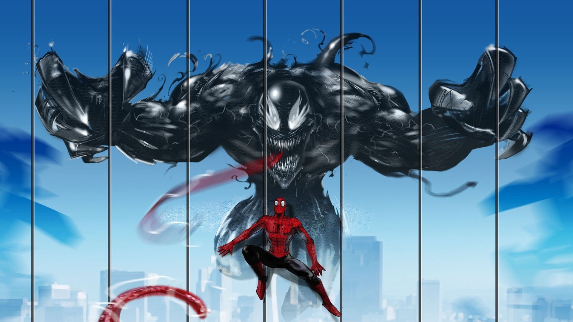 1920x1080 Spider-Man Venom Marvel