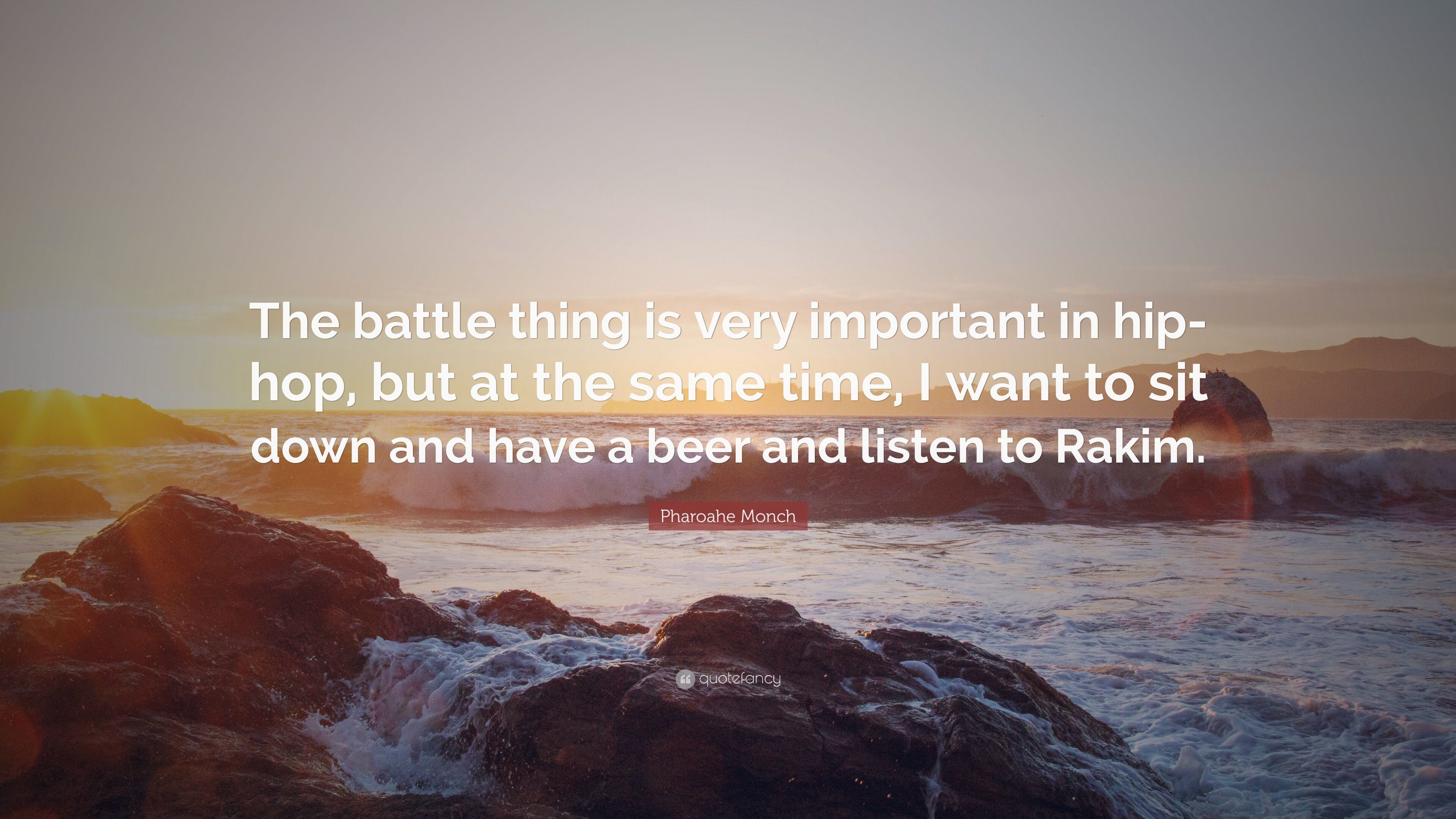 3840x2160 Pharoahe Monch Quote: “The battle thing is very important in hip-hop,