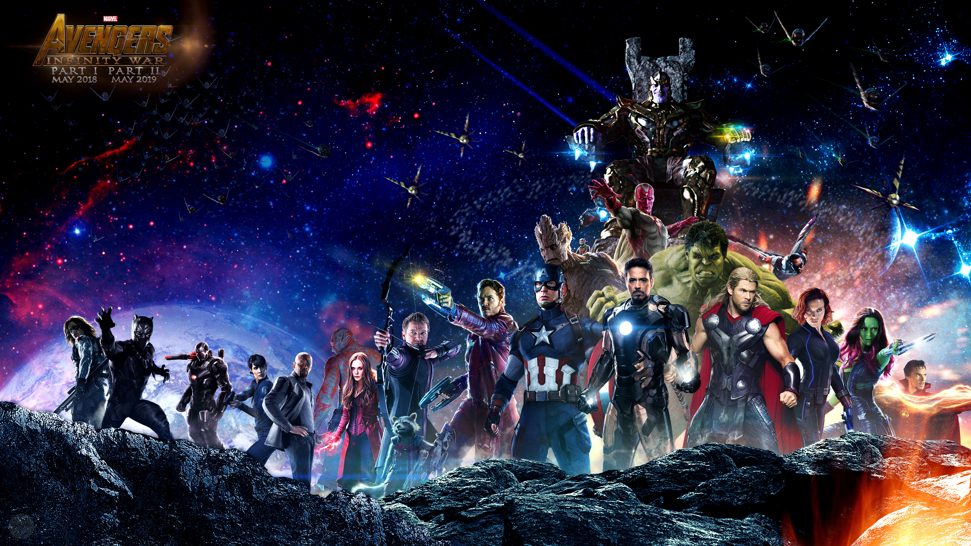 3840x2160 Avengers Infinity War Concept Wallpapers | HD Wallpapers ...