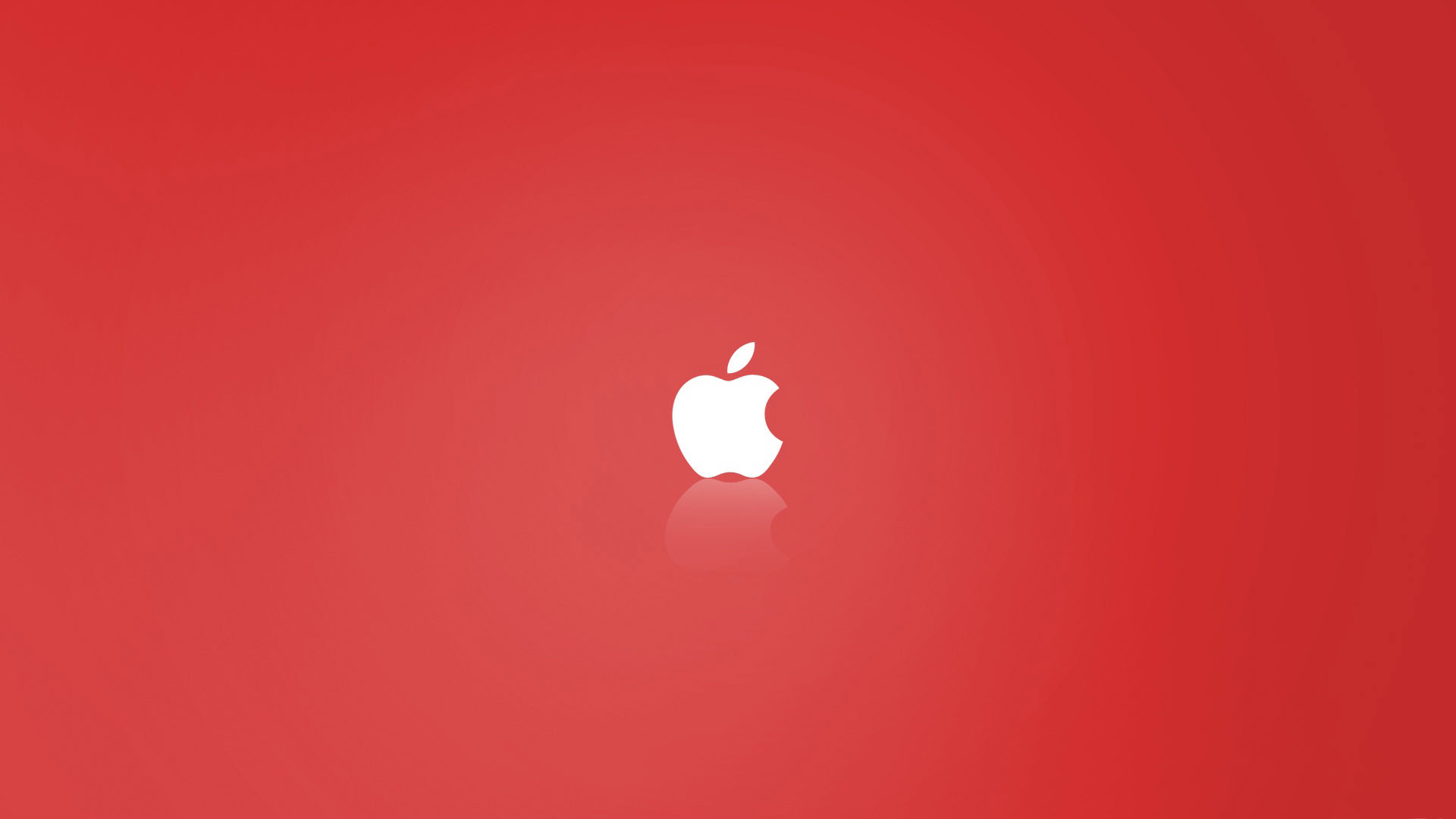 1920x1080 Apple OS X Red Background Wallpaper