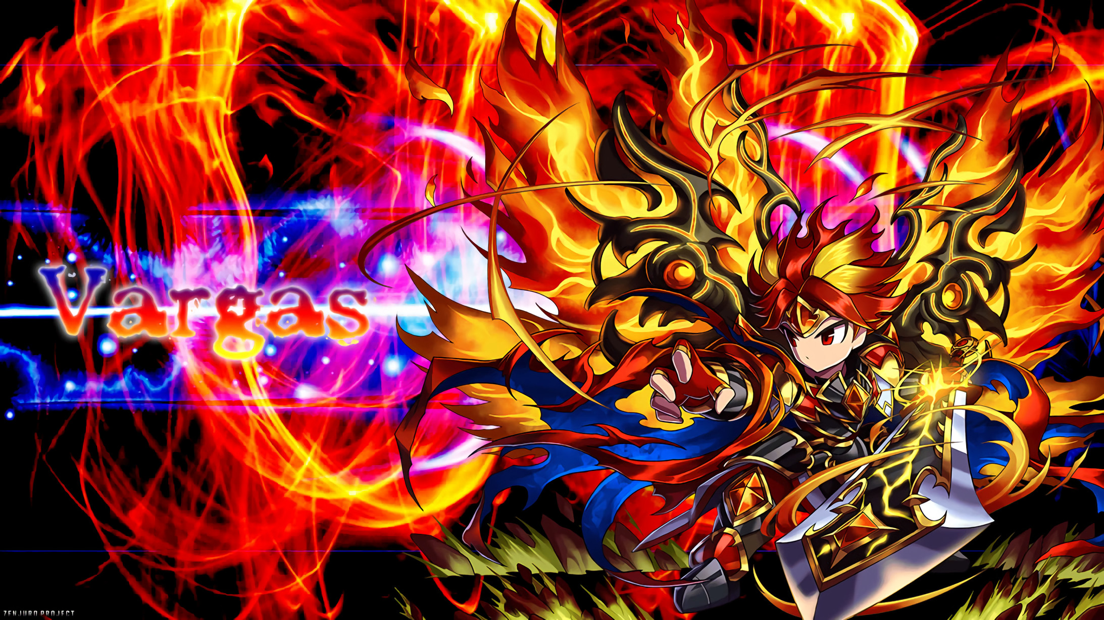 2186x1229 Vargas 7 Stars Wallpaper [Brave Frontier] by 