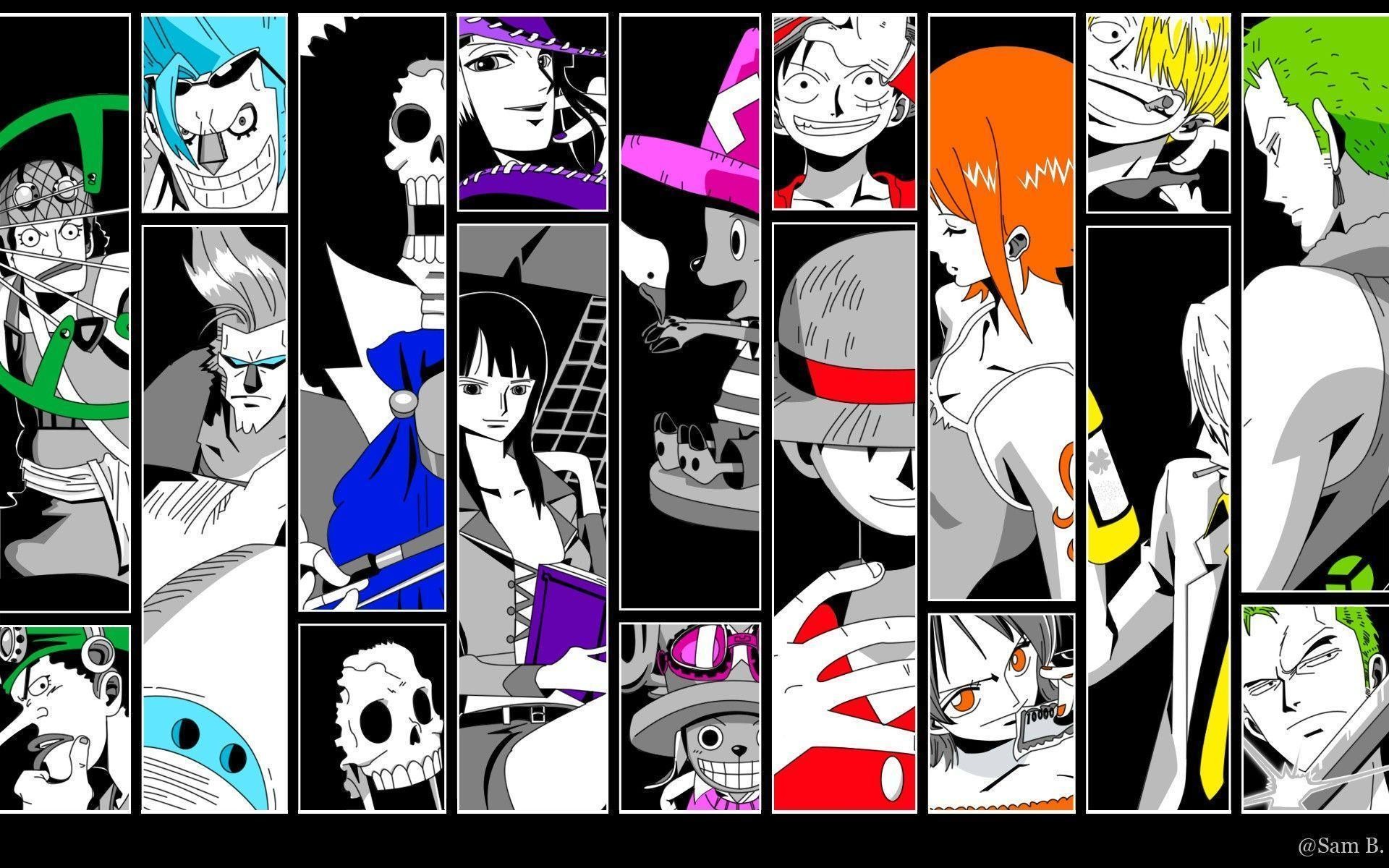 1920x1200 Wallpapers For > One Piece Straw Hat Crew Wallpaper