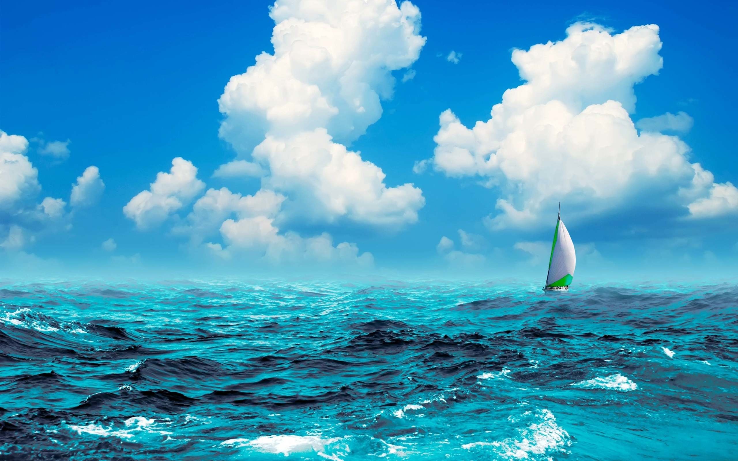 2560x1600 Sail, Boat, In, The, Sea, Desktop, Background, Wallpaper, Sea, Download,  Free, Windows Wallpaper, Widescreen, Wallpapers For Large Screens, ...