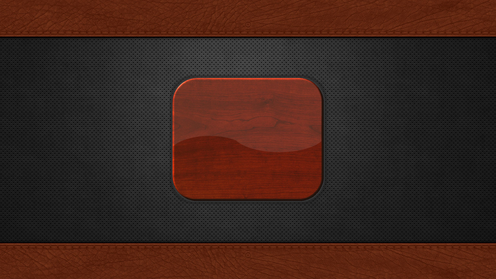 1920x1080 ... Login Screen: Metal Holes, Leather and Wood by EricRobichaud73