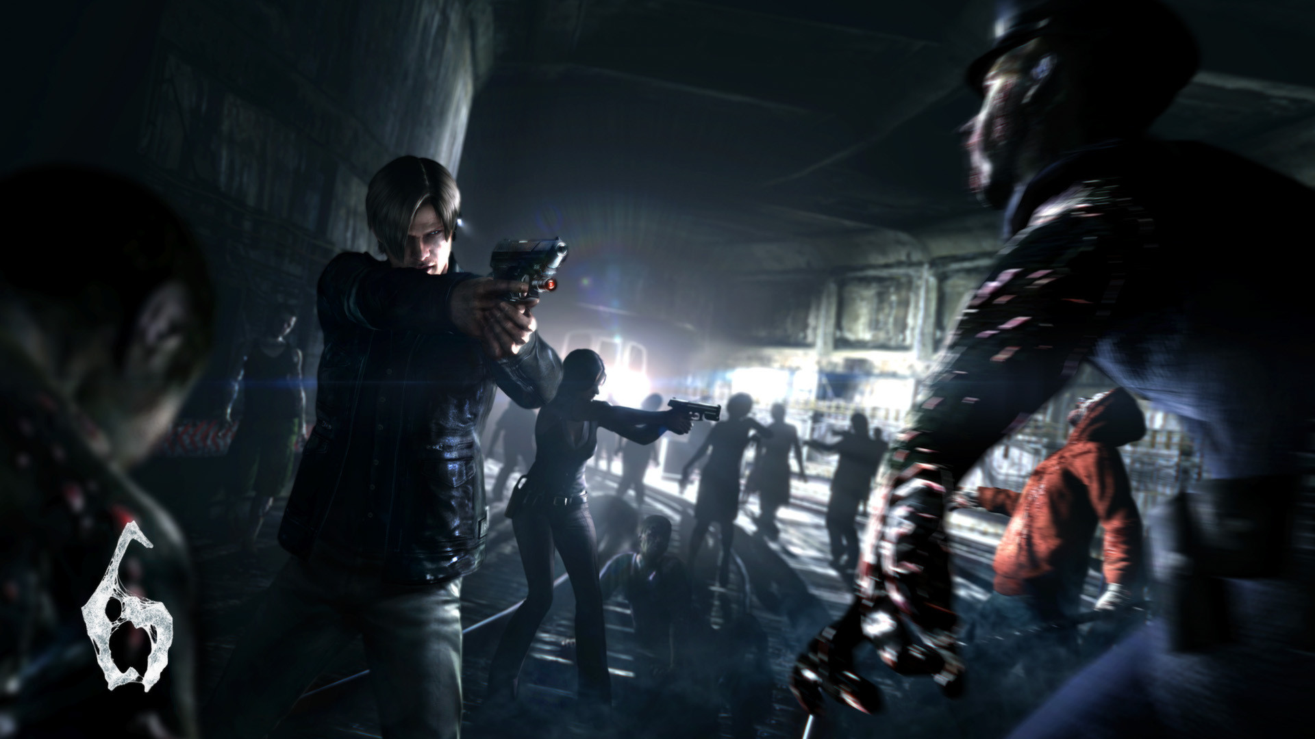 1920x1080 Resident Evil 6 Game Characters Wallpaper