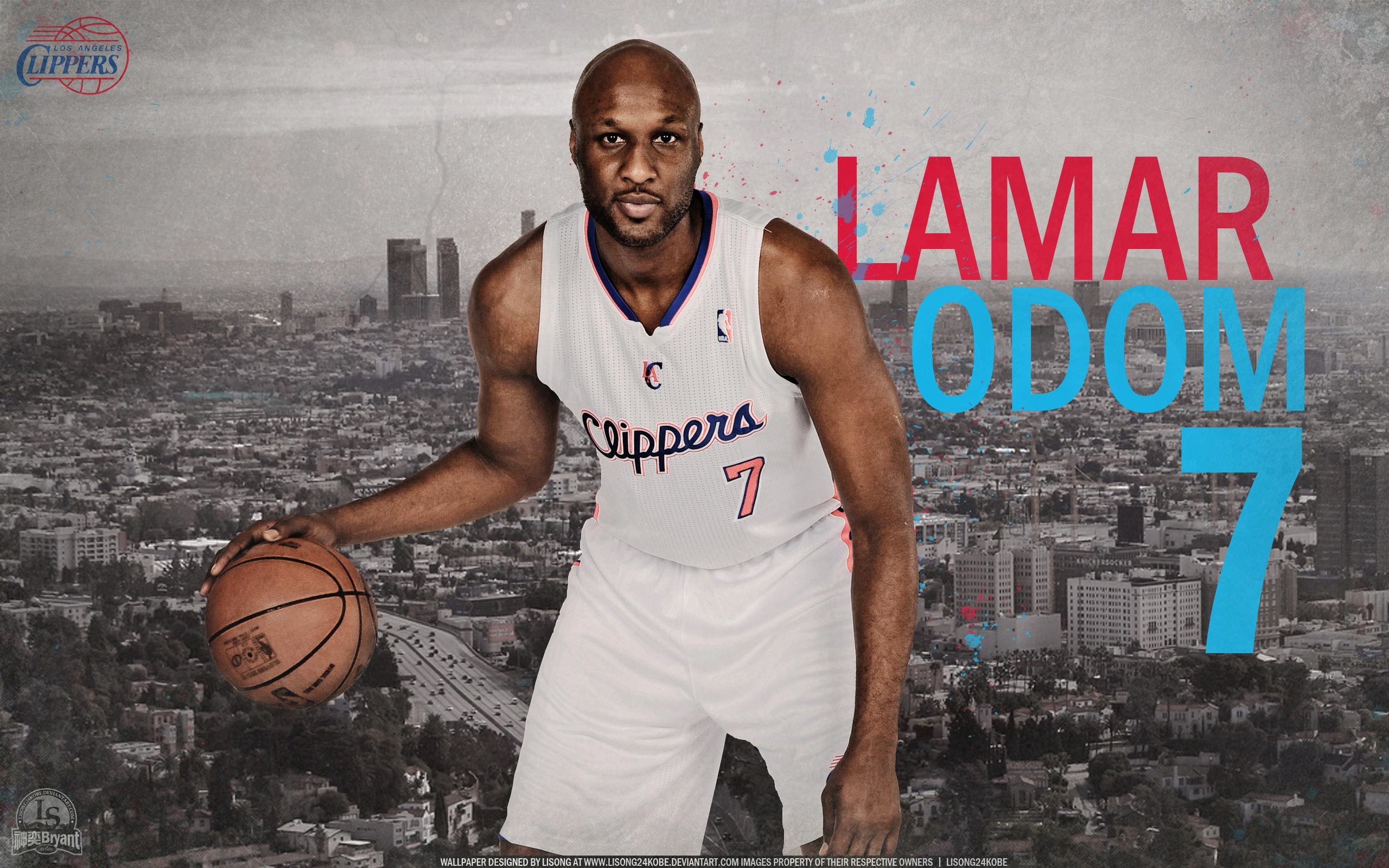 2560x1600 Lamar Odom Clippers 2012 Widescreen Wallpaper