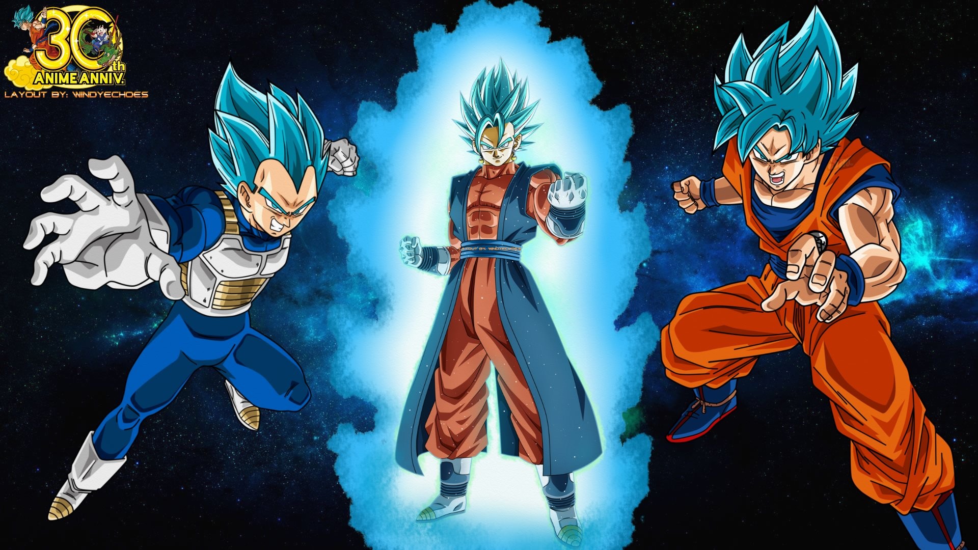 1920x1080 Vegito Blue Fusion Wallpaper by WindyEchoes Vegito Blue Fusion Wallpaper by  WindyEchoes