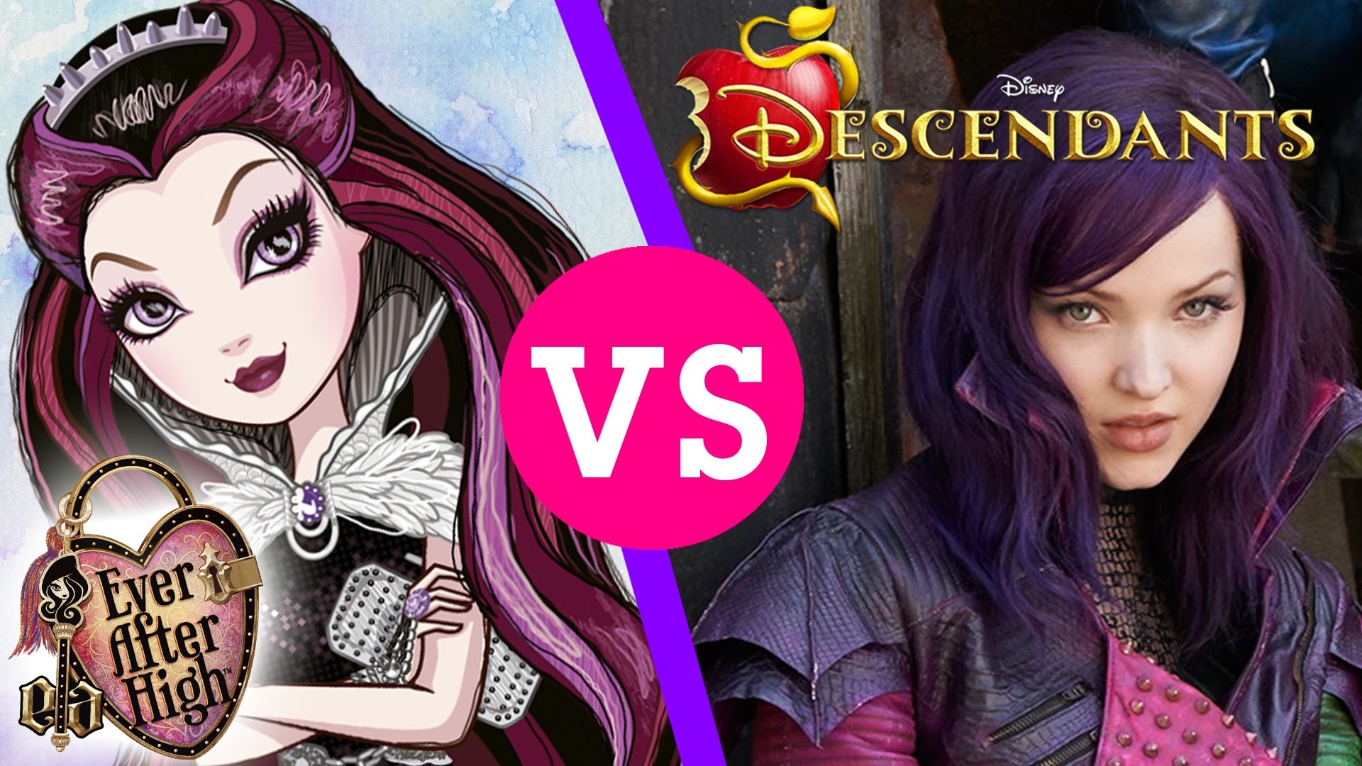 1920x1080 Disney's Descendants vs. Ever After High | A Once Upon a Time Battle! -  YouTube