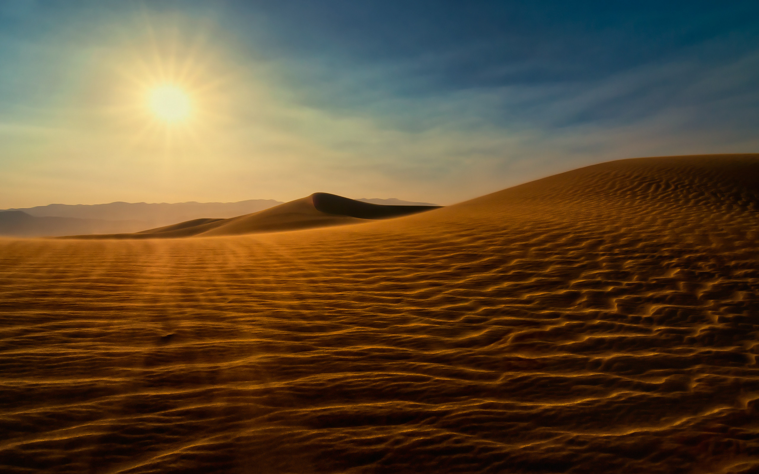 2560x1600 Death Valley Sand Dunes Wallpaper