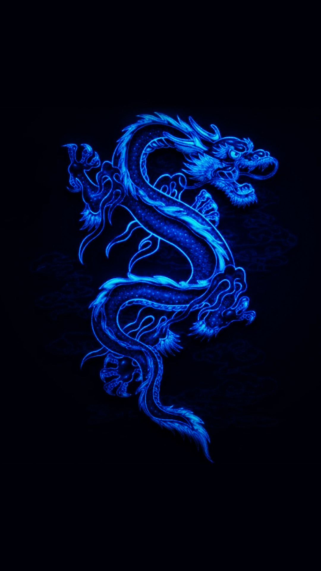 1080x1920 Blue Dragon 2 Phone Wallpaper