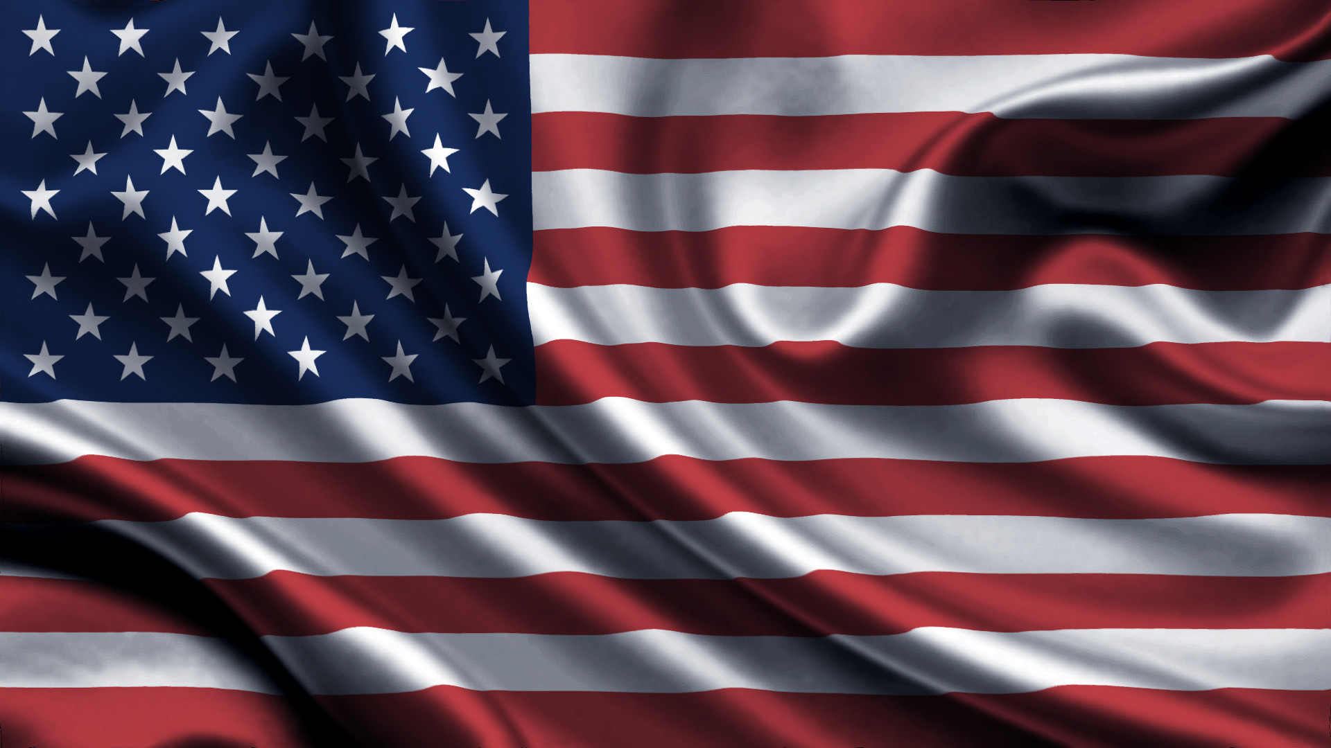 1920x1080 United States Waving Flag HD Desktop Wallpaper, Background Image