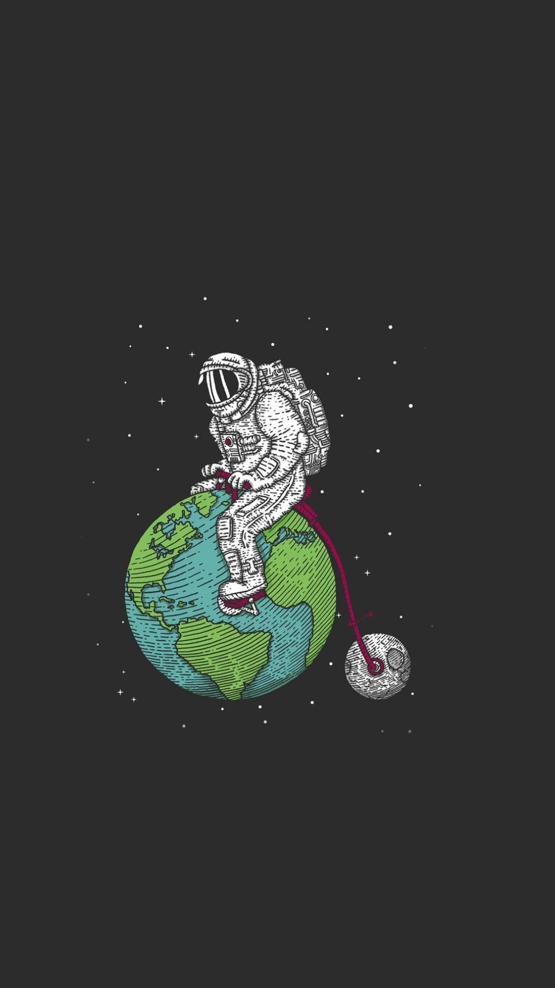 1080x1920 Astronaut Wallpaper for iphone 5