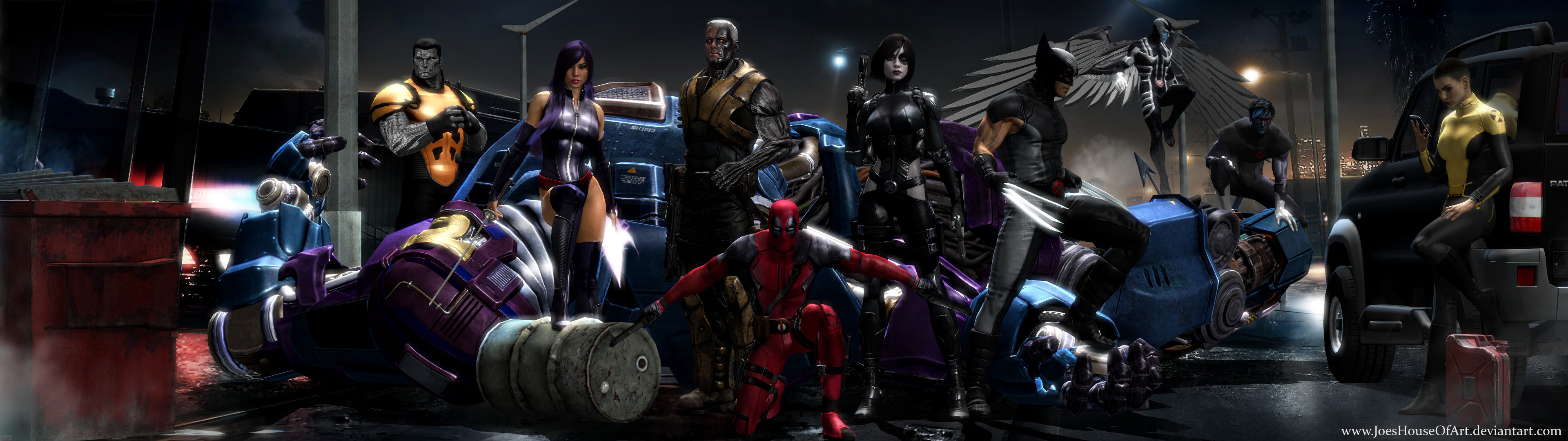 3840x1080 X-Force Movie Dual Screen Wallpaper by ShaunsArtHouse on .