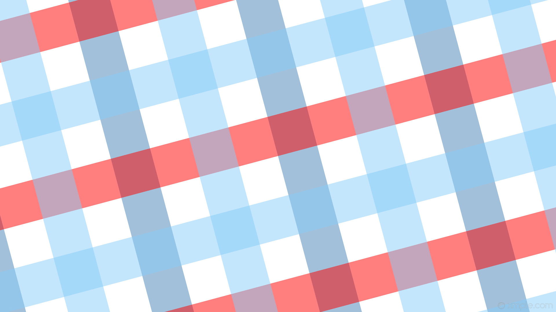 1920x1080 wallpaper blue quad gingham striped red white steel blue light sky blue  #ffffff #4682b4
