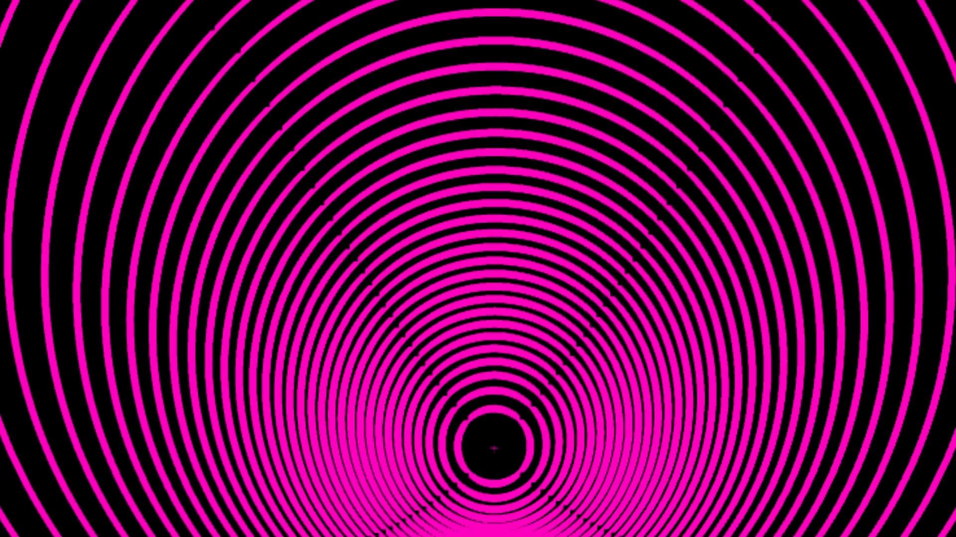 1920x1080 Hypnotic Tunnel ANIMATION FREE FOOTAGE HD Pink Lines Black Background -  YouTube