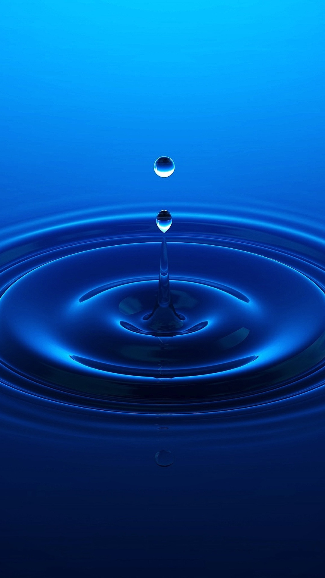 1080x1920 Stock Lock Screen Water Ripples Android Wallpaper