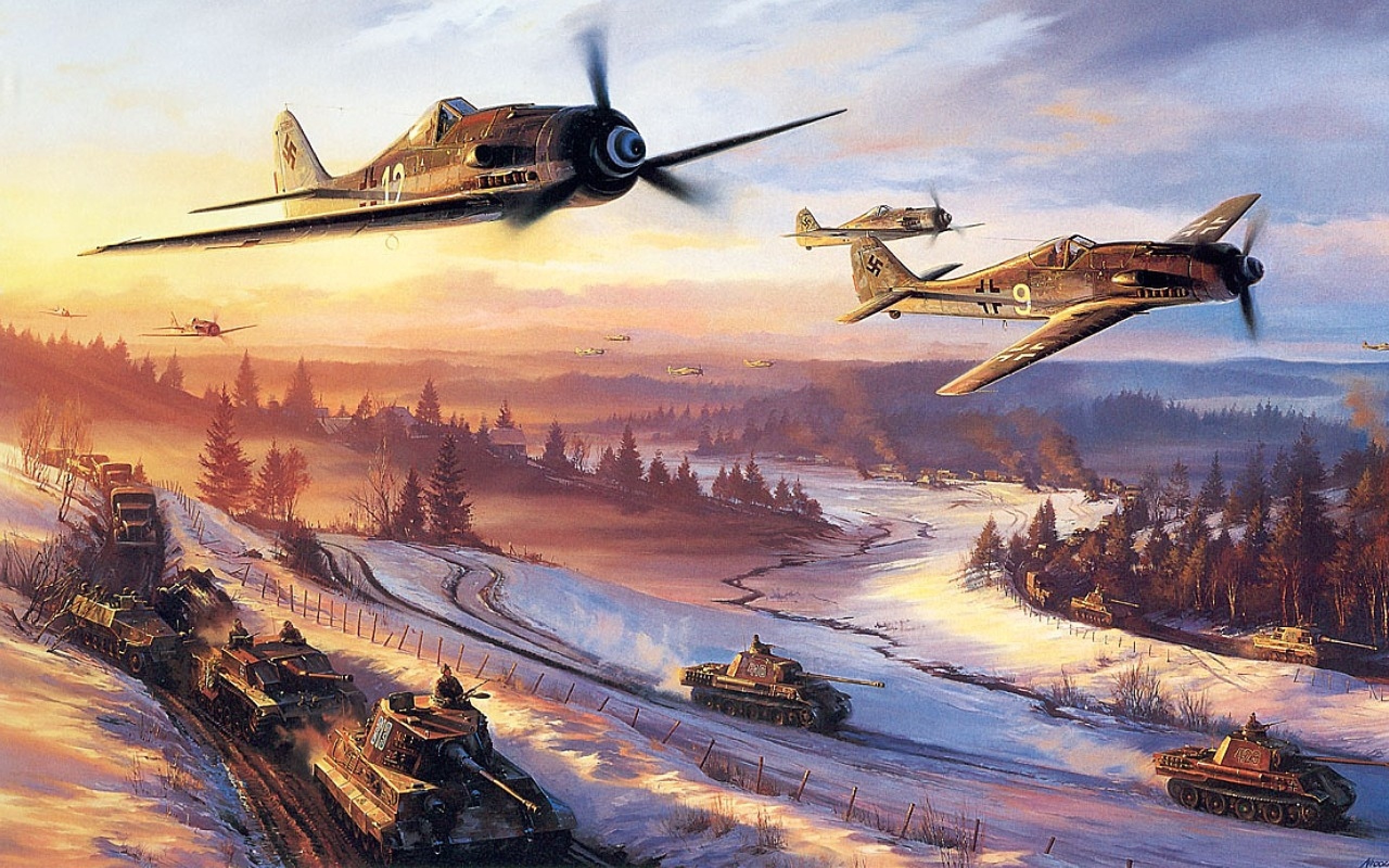 2560x1600 Download Wallpaper Â· Back. paintings aircraft war world war ii ...