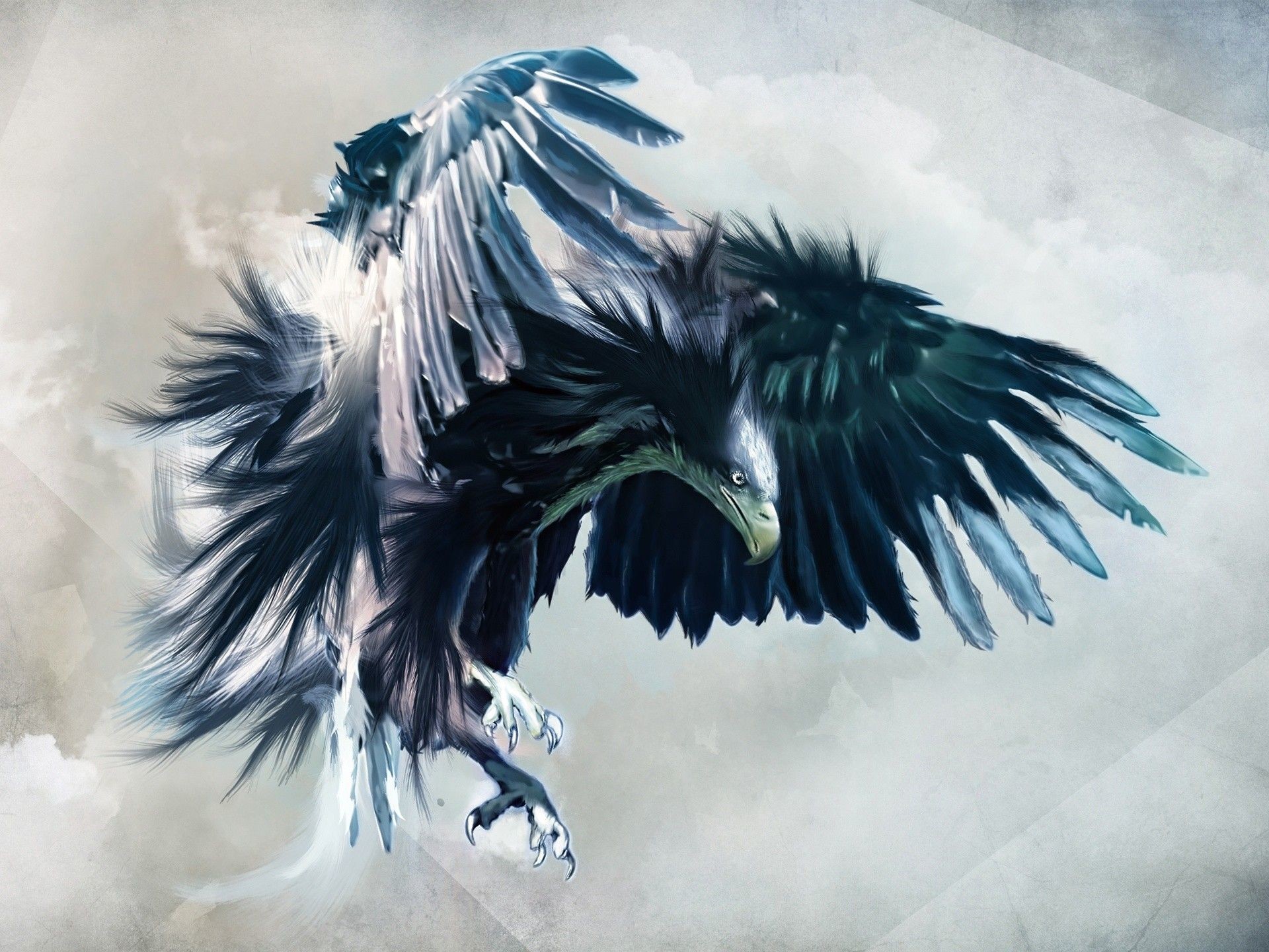 1920x1440 Abstract birds eagles animated drawings wallpaper |  | 216728 |  WallpaperUP
