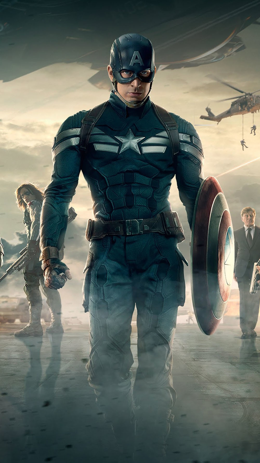 1080x1920 Captain America 2 The Winter Soldier Android Wallpaper ...