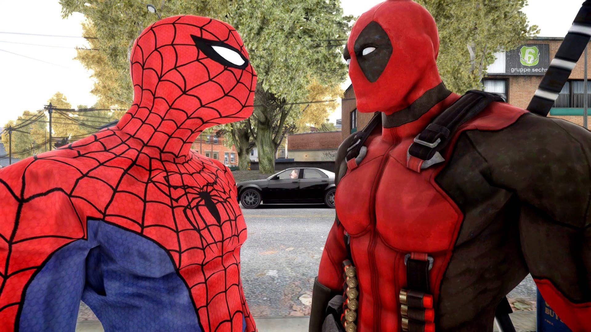 Человек паук парные. Spider man and Deadpool. Дэдпул vs человек паук. Deadpool and Spiderman.