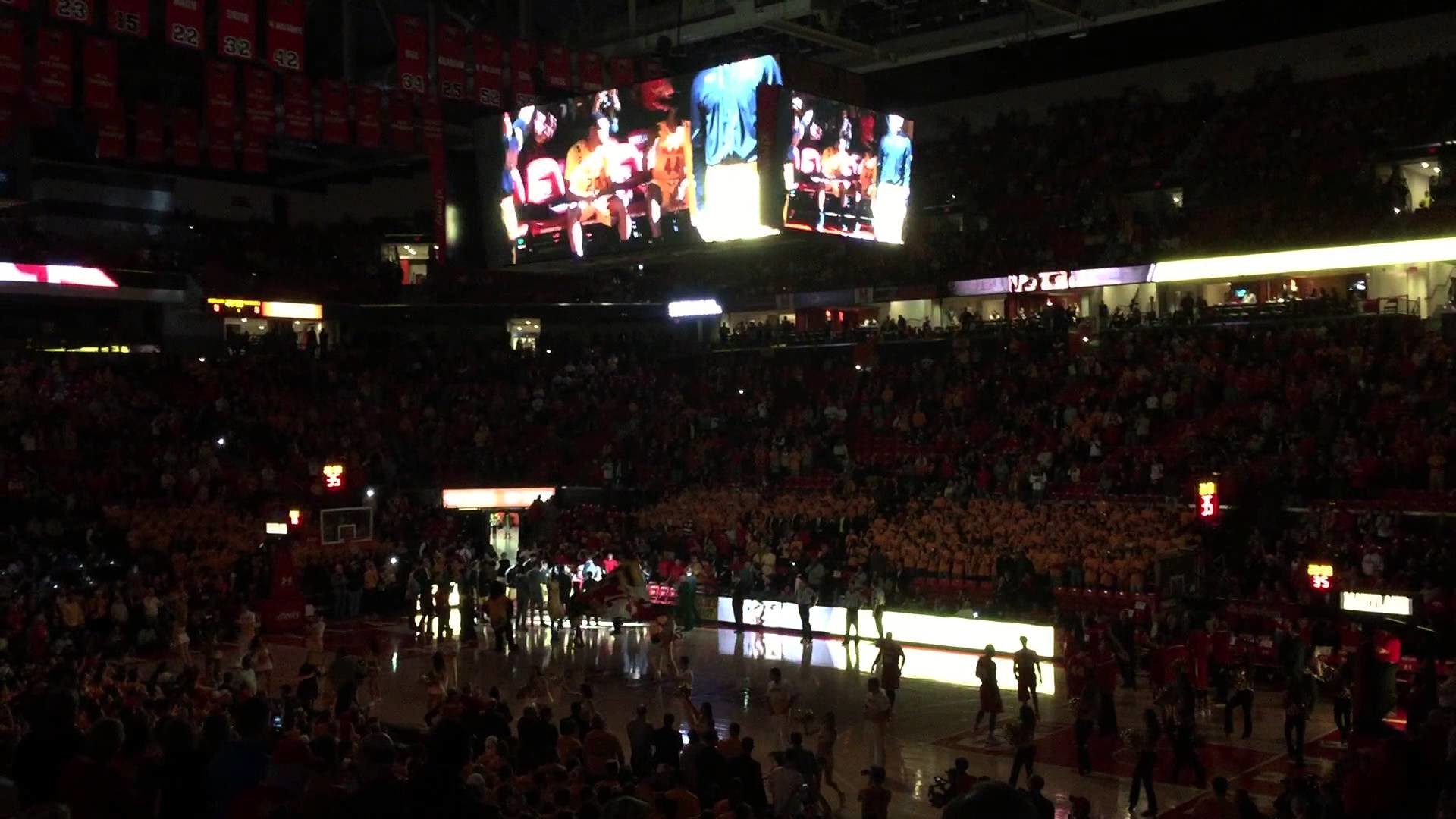 1920x1080 Maryland Terrapins vs Wisconsin Badgers Men's Basketball Introductions  2.24.15
