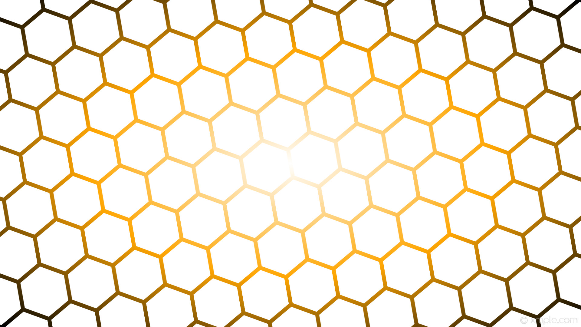 1920x1080 wallpaper black orange glow gradient hexagon white #ffffff #ffffff #ffa500  diagonal 10Â°