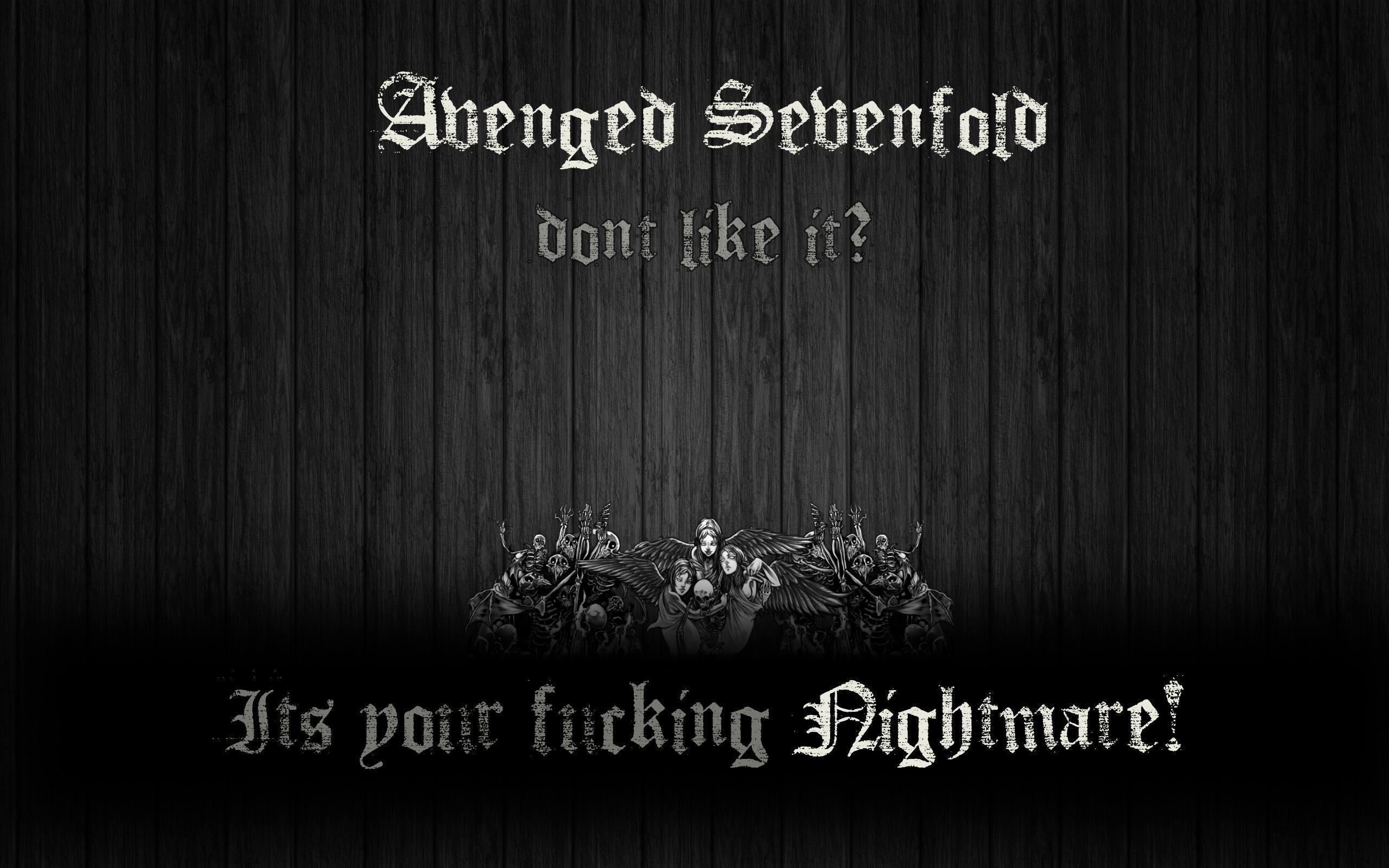 2560x1600 Avenged Sevenfold Wallpaper by ScientiaMucho on DeviantArt