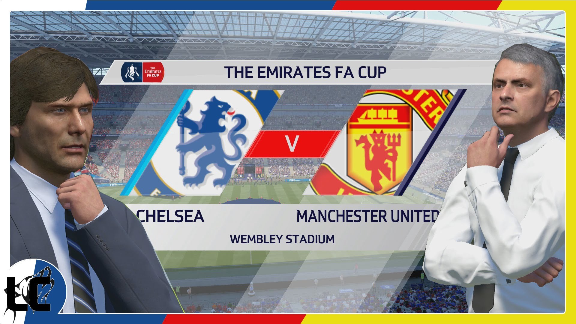 1920x1080 The Emirates FA Cup Final | Chelsea Vs. Manchester United | FIFA 17 -  YouTube