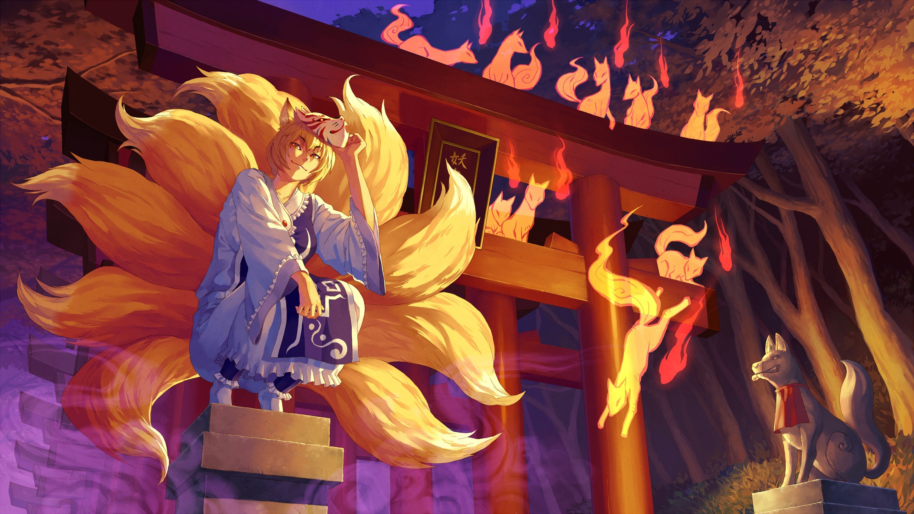 Update more than 88 9 tailed fox wallpaper latest - in.coedo.com.vn