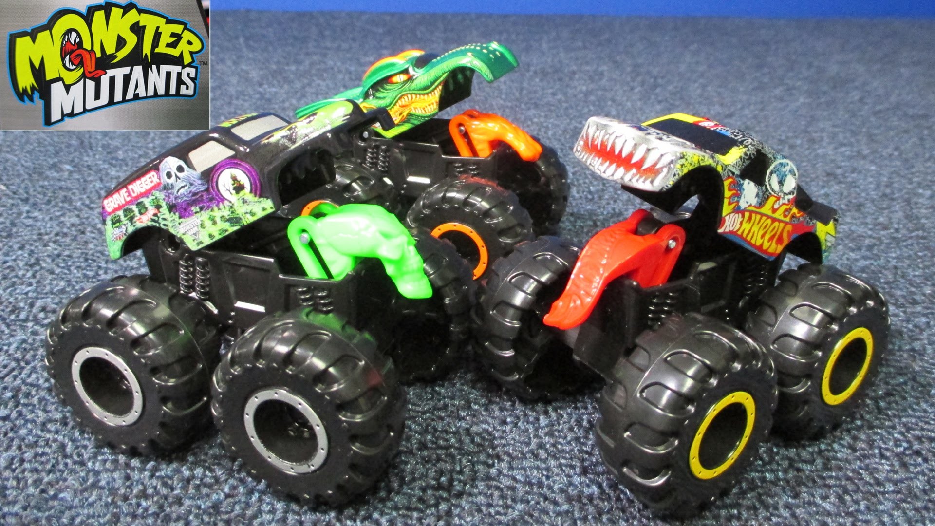 1920x1080 Hot Wheels Monster Jam Monster Mutants With Opening Features! - YouTube