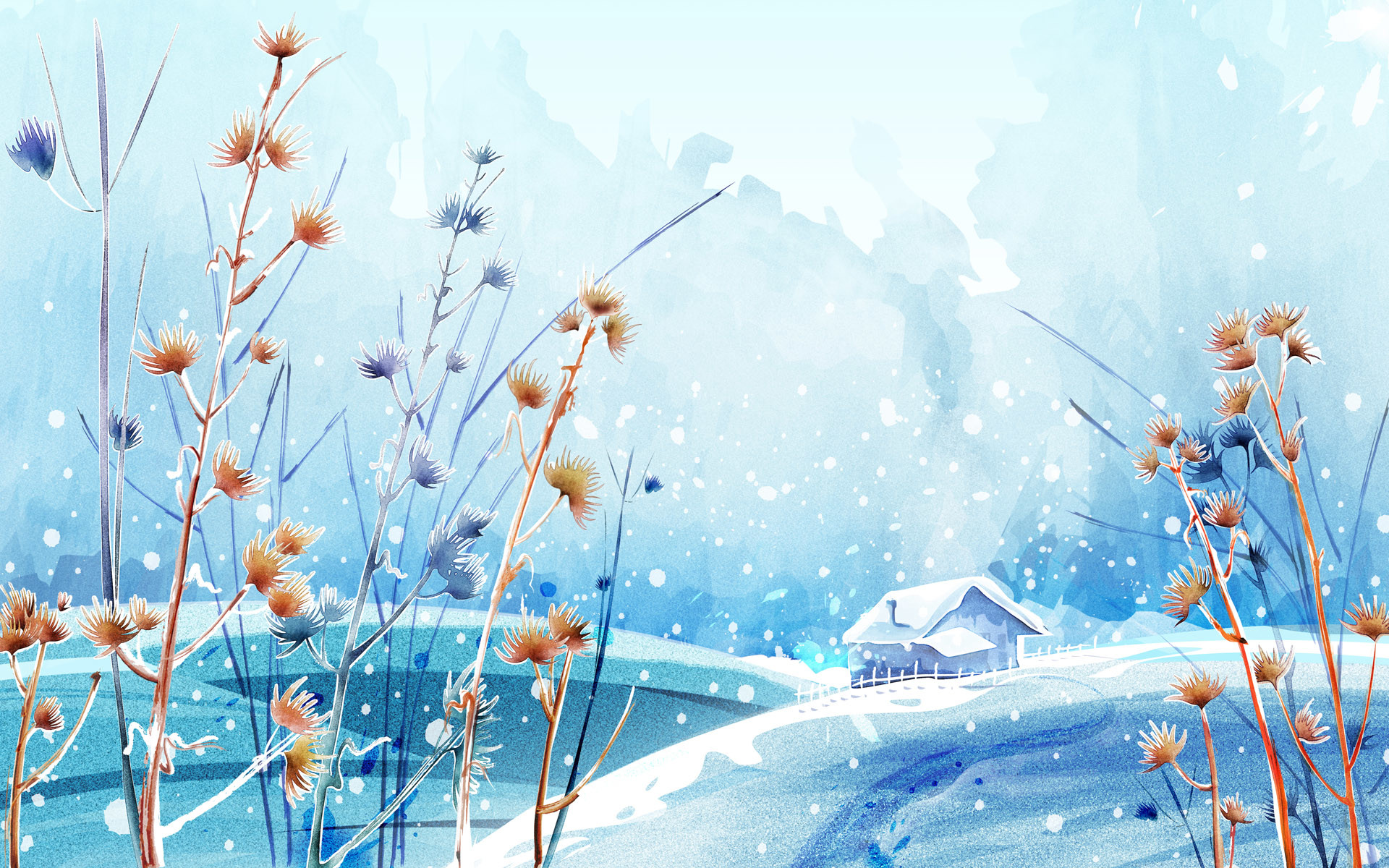 1920x1200 wallpaper.wiki-Beautiful-Winter-Day-HD-wallpaper-PIC-