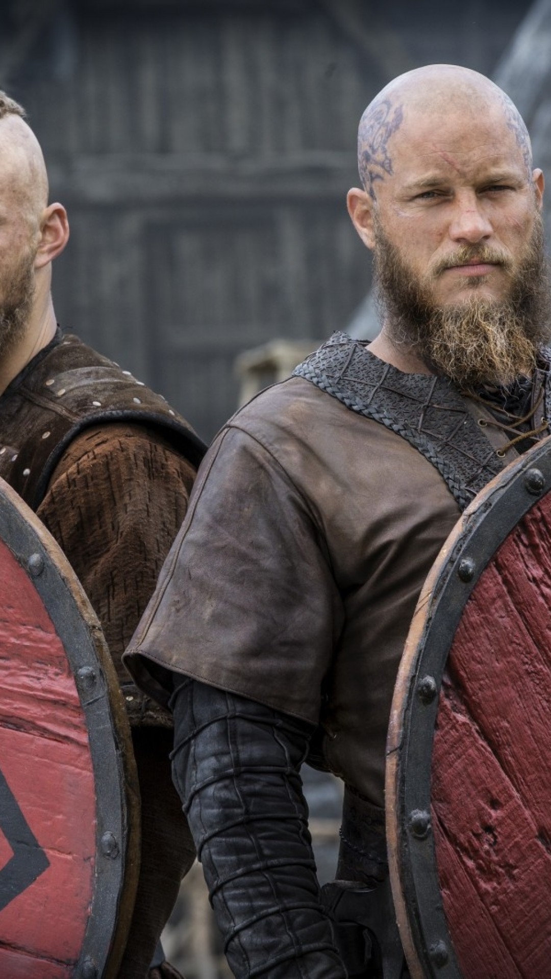 1080x1920 Vikings, Ragnar Lodbrok, Bjorn Lothbrok, Shields, Tv Series