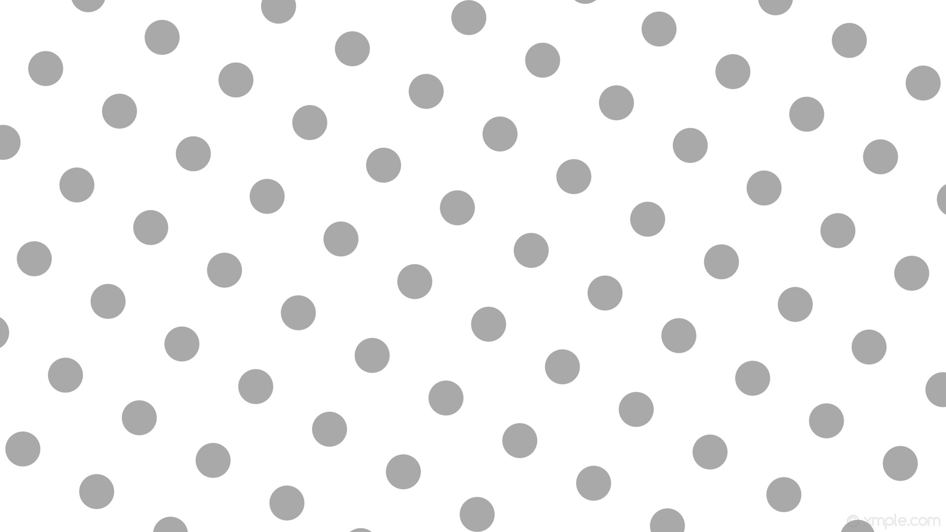 1920x1080 wallpaper white polka dots spots grey dark gray #ffffff #a9a9a9 240Â° 71px  173px