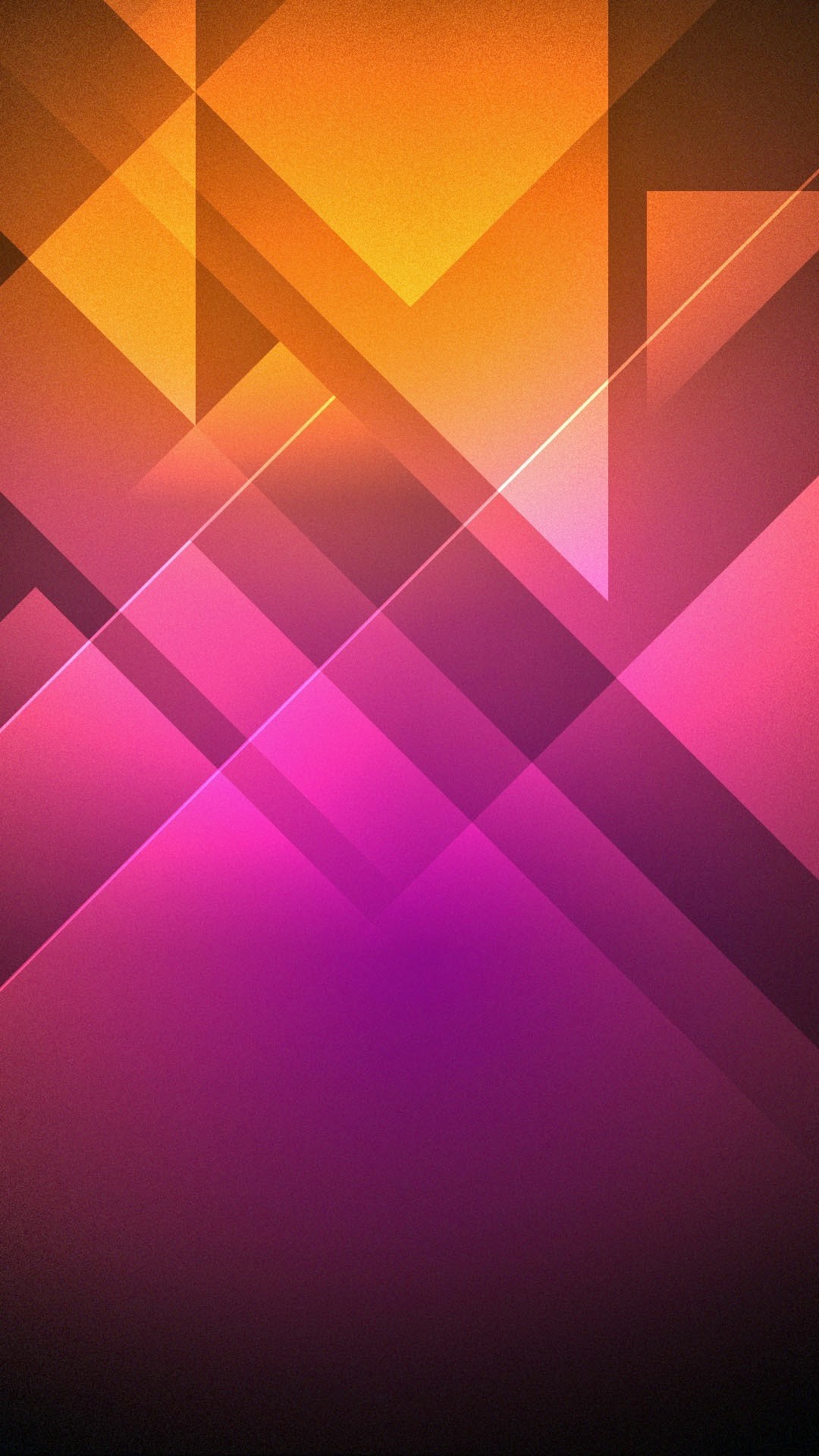 1080x1920 Click here to download Abstract Pink Orange Triangles Android Wallpaper  Resolution  pixel