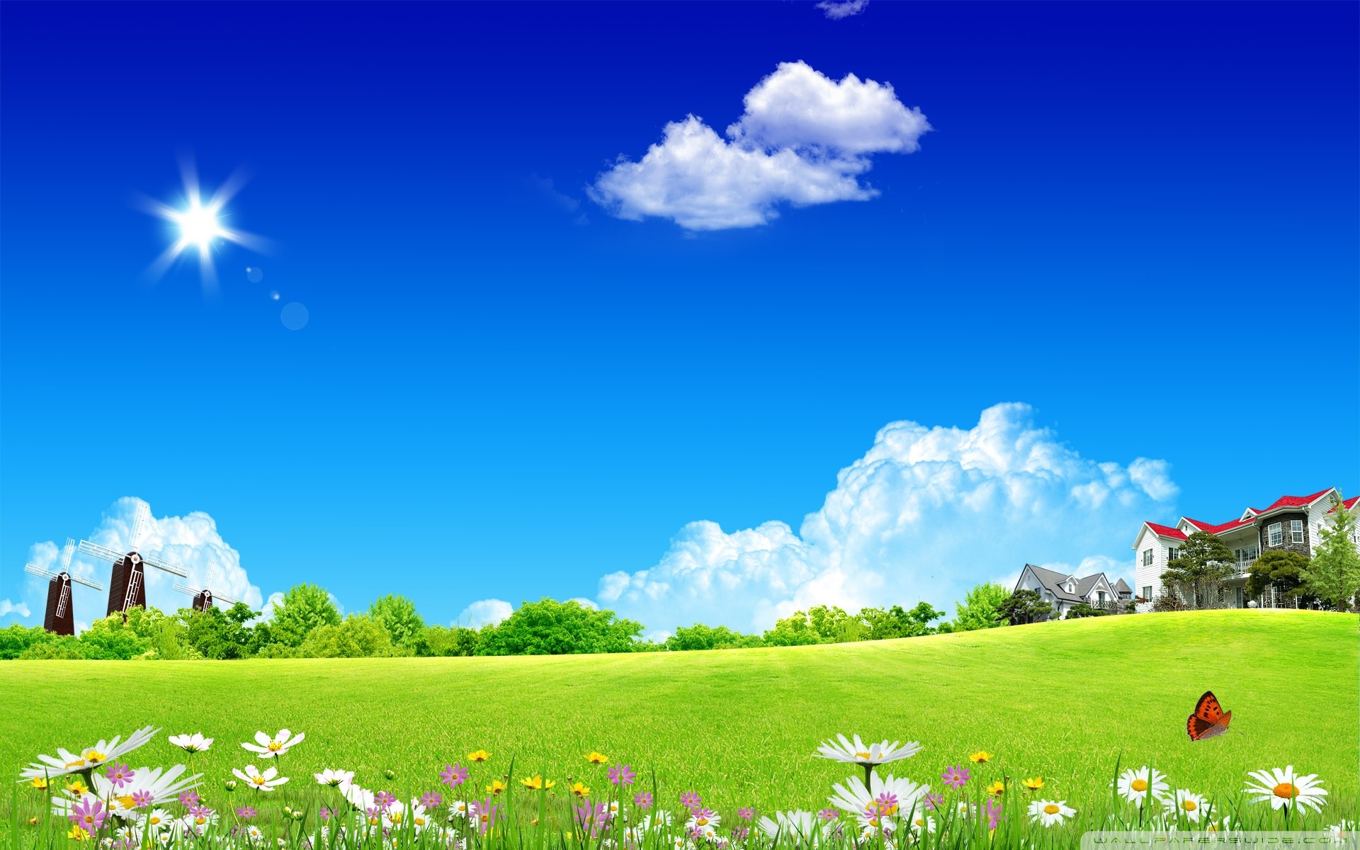 1920x1200 ... Spring Nature Wallpapers Collection ...