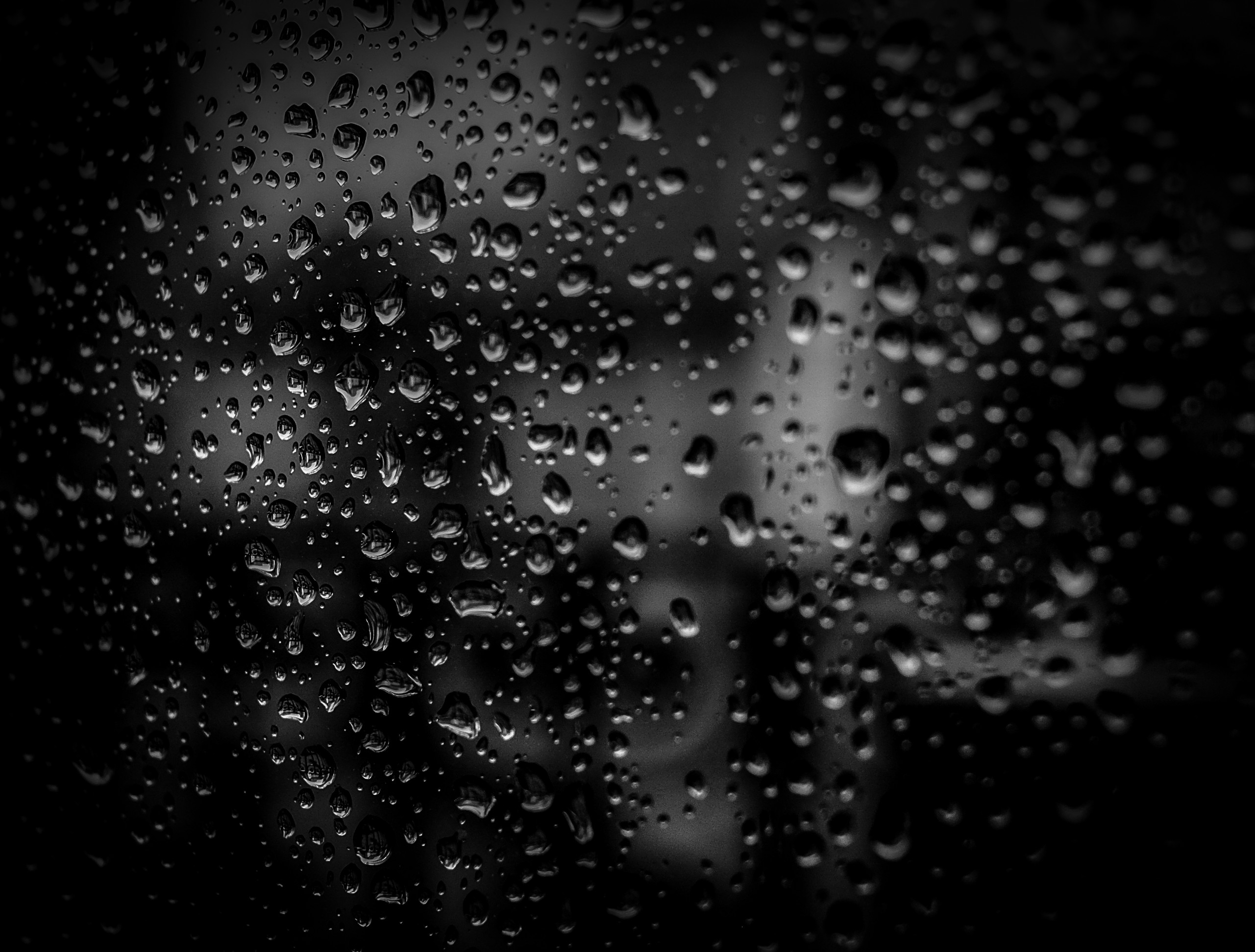 2561x1943 Free stock photo of water, dark, glass, dew